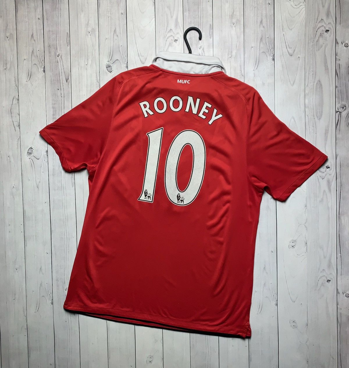 Nike × Vintage Vintage Nike Manchester United soccer jersey 10 Rooney L Size US L / EU 52-54 / 3 - 1 Thumbnail
