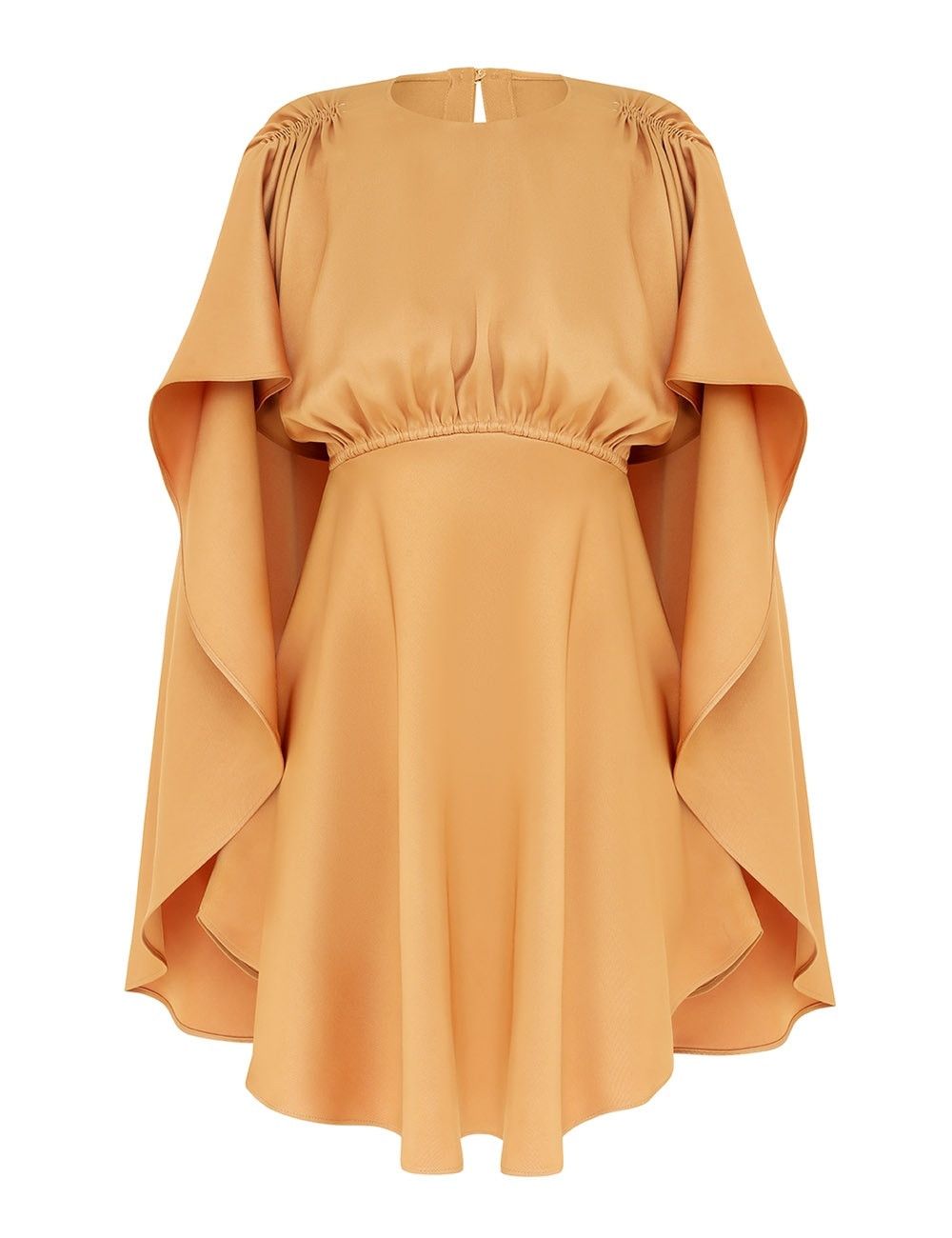Zimmermann oc11z0925 Eden Cascading Mini Dress in Beige Size M / US 6-8 / IT 42-44 - 1 Thumbnail
