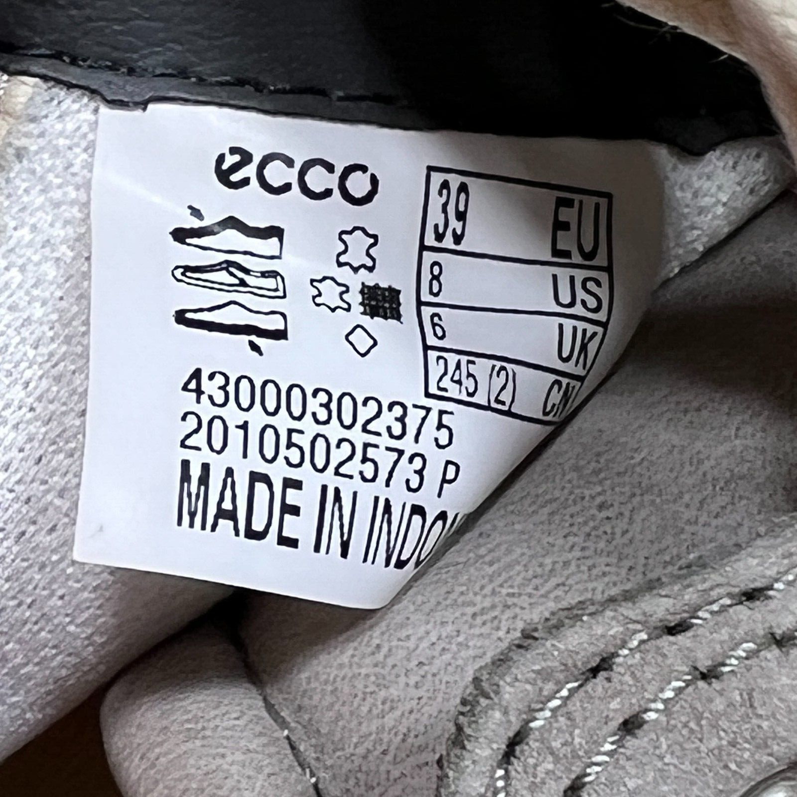 Ecco Ecco Sneakers Nubuck Suede Shoes Womens 8 Extra Width Size US 8 / IT 38 - 12 Thumbnail