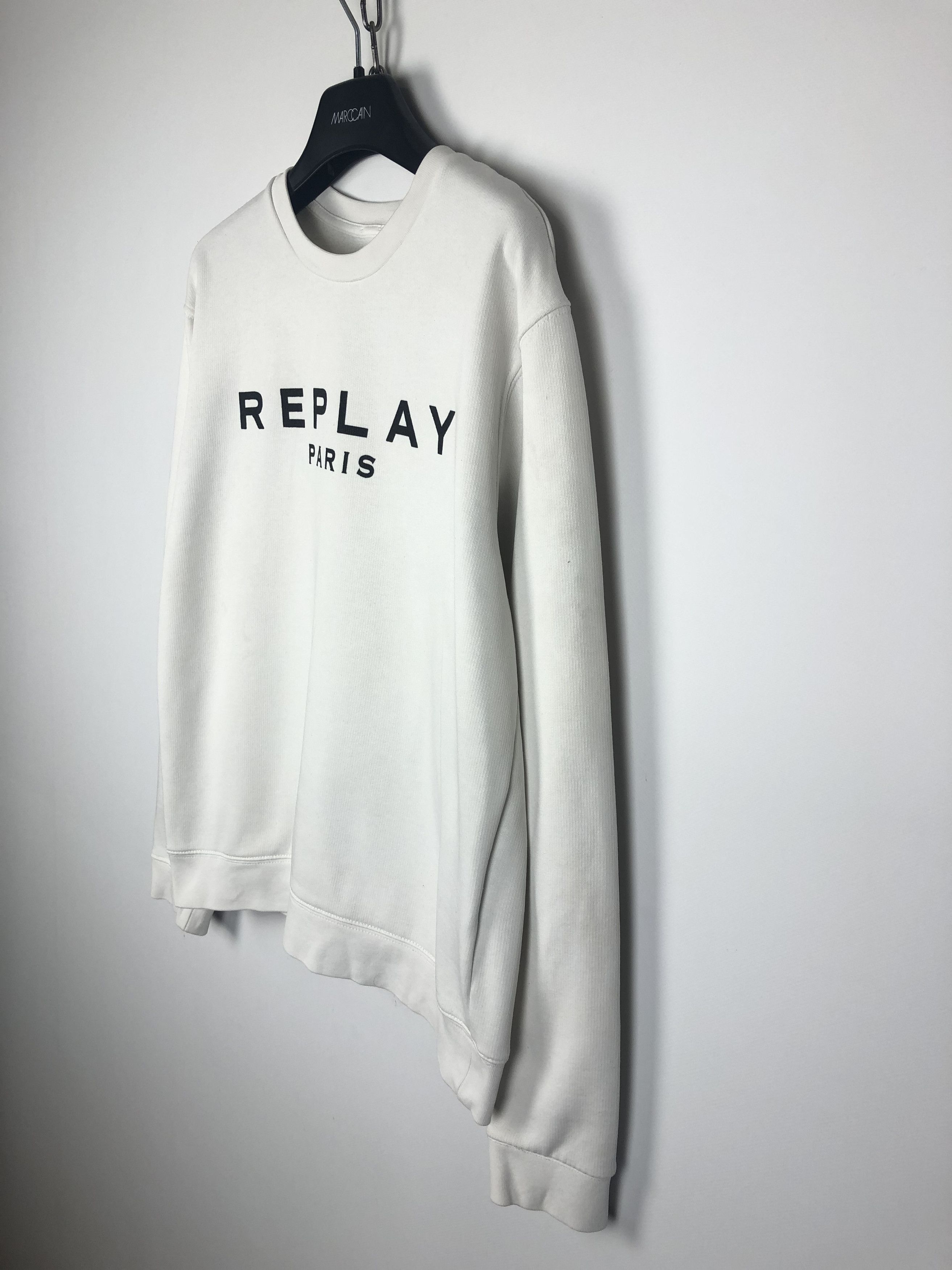 Replay Replay Paris Sweatshirt Crewneck White size XL Size XL / US 12-14 / IT 48-50 - 5 Thumbnail