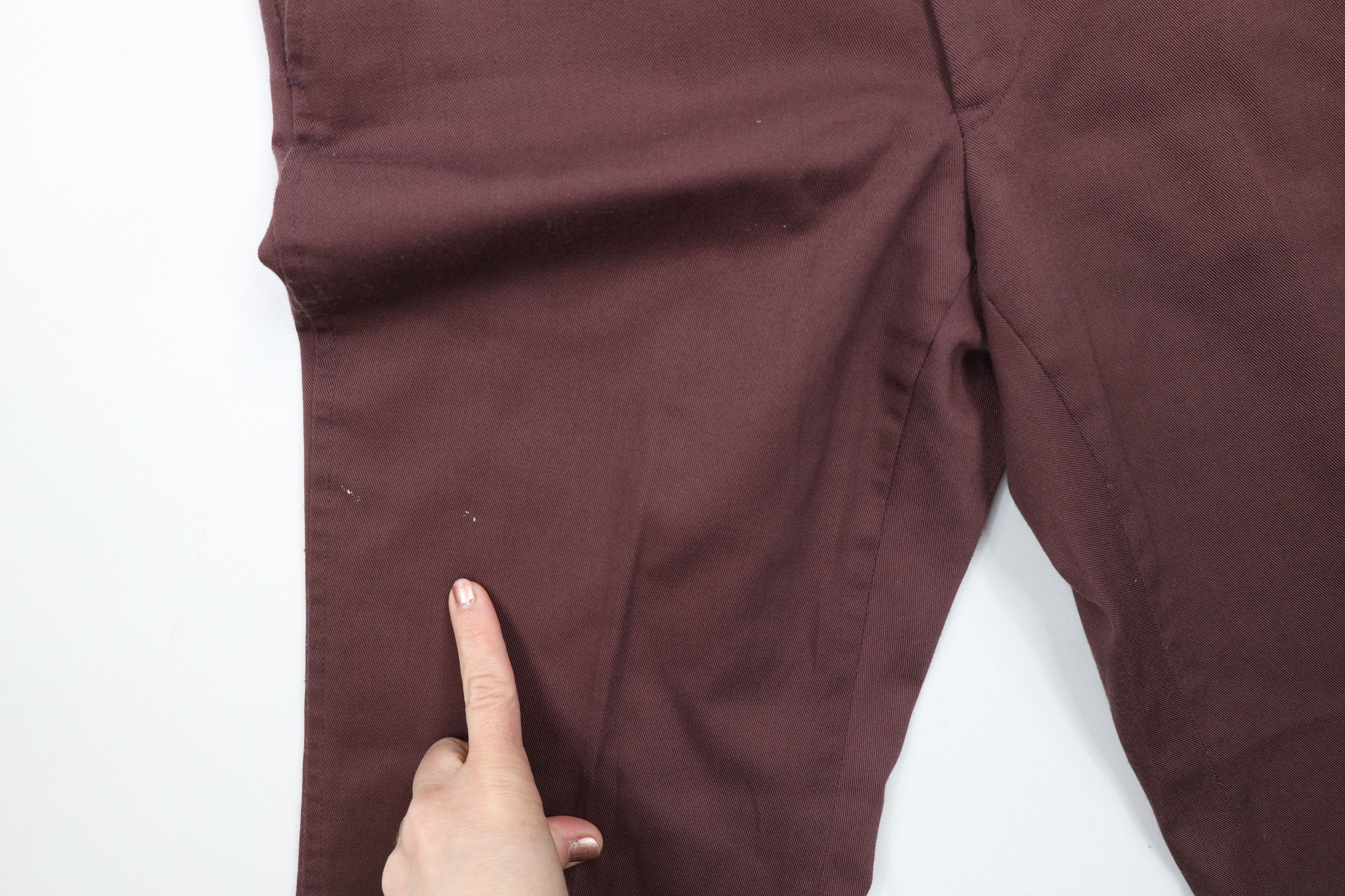 Vintage Vintage 70s Streetwear Wide Leg Chino Pants Purple USA Size US 31 - 7 Thumbnail