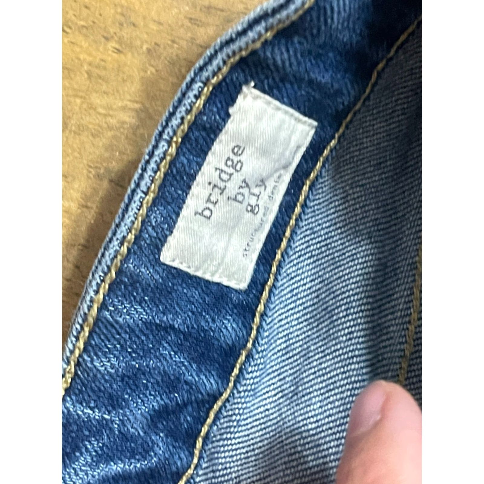 Vintage Bridge by GLY Jeans, Women's Size 24, Blue, Denim, Skinny, Ripped, Distressed, Jeans, 24, Regular, Fall/Spring/Summer, Women Size 42" / US 20 - 4 Thumbnail