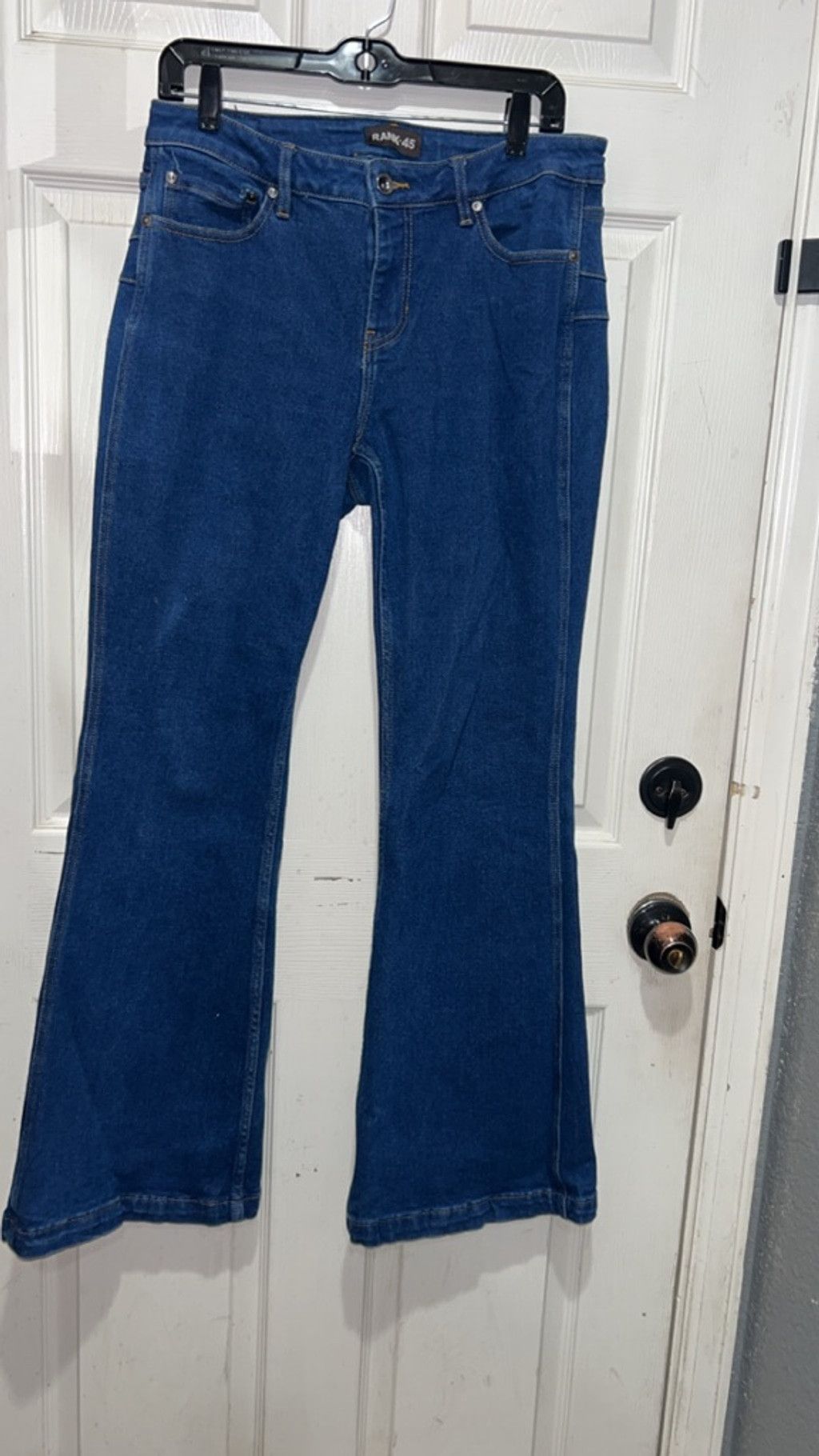 Other Women's RANK 45 Blue Flare & Wide Leg Jeans Size 32 Size 32" / US 10 / IT 46 - 1 Thumbnail