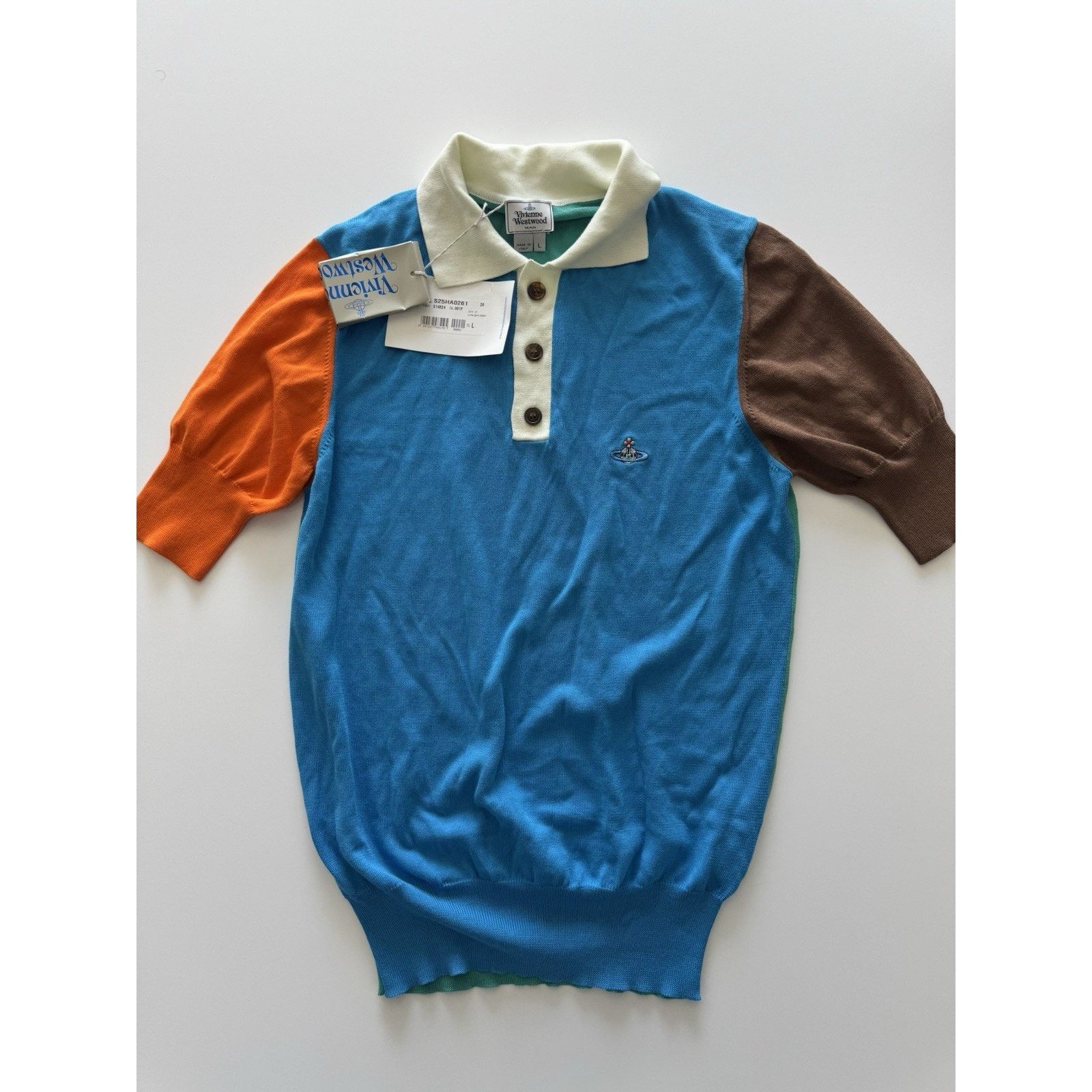Vivienne Westwood Vivienne Westwood Man Rugby Polo Knit design Large NWT! Size US L / EU 52-54 / 3 - 2 Thumbnail