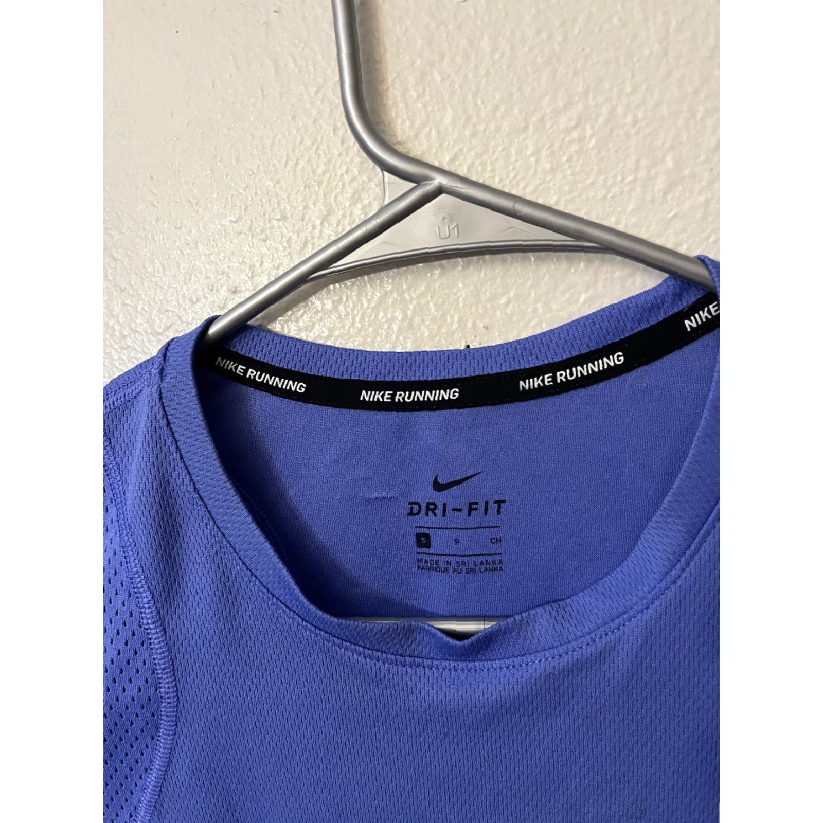 Nike Nike Dri-Fit T-Shirt Women Blue Short Sleeve Size S Activewear Running Shirt Size S / US 4 / IT 40 - 2 Thumbnail