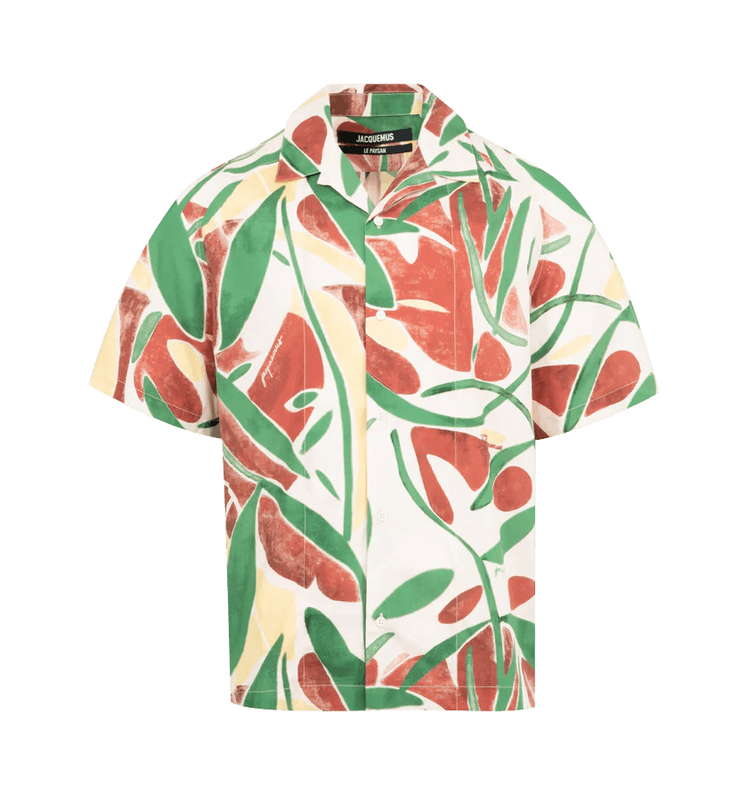 Jacquemus o1h1sh11225 Ribbed Jacquard Shirt in Multicolor Size US S / EU 44-46 / 1 - 1 Thumbnail