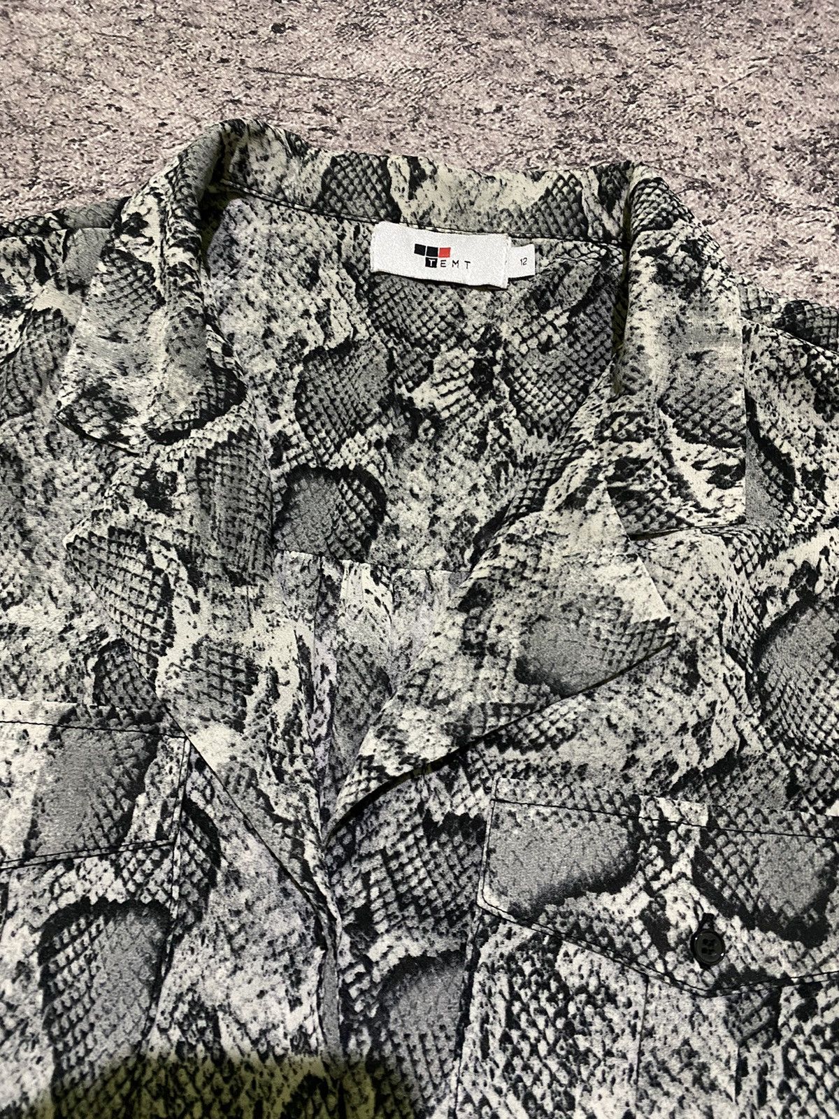 Hysteric Glamour × If Six Was Nine × Japanese Brand Y2k Temt snakeskin ifsixwasnine shirt Size M / US 6-8 / IT 42-44 - 3 Thumbnail