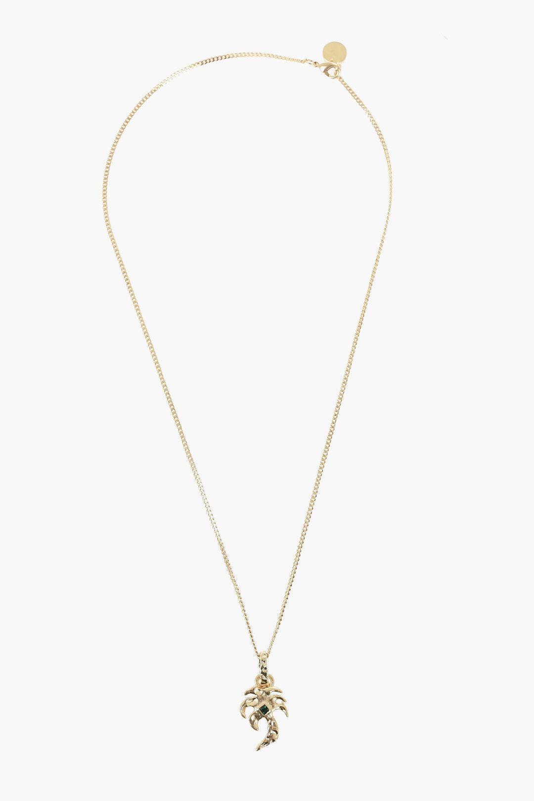 Palm Angels Palm Melted Charm Necklace GOLD - MULTIC Size ONE SIZE - 1 Thumbnail