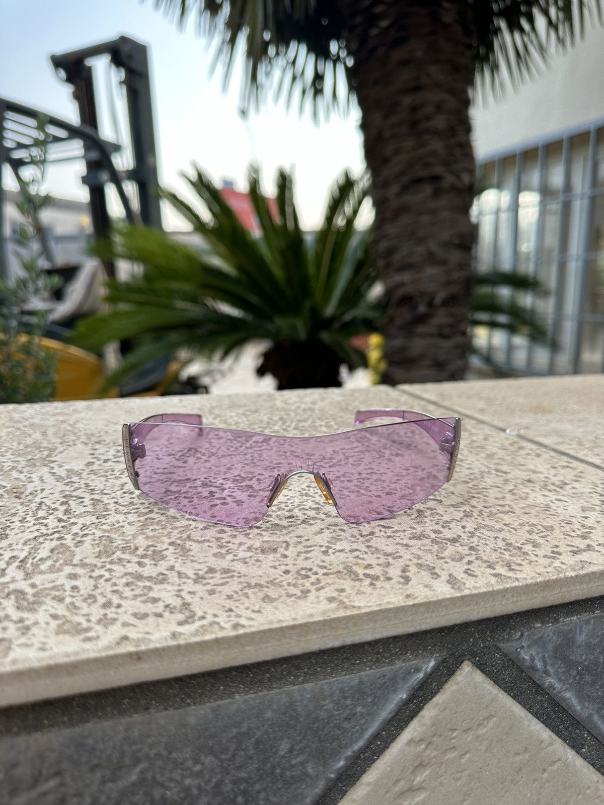 Versus Versace Versus Versace Sunglasses Pink mod.E68 Size ONE SIZE - 2 Thumbnail