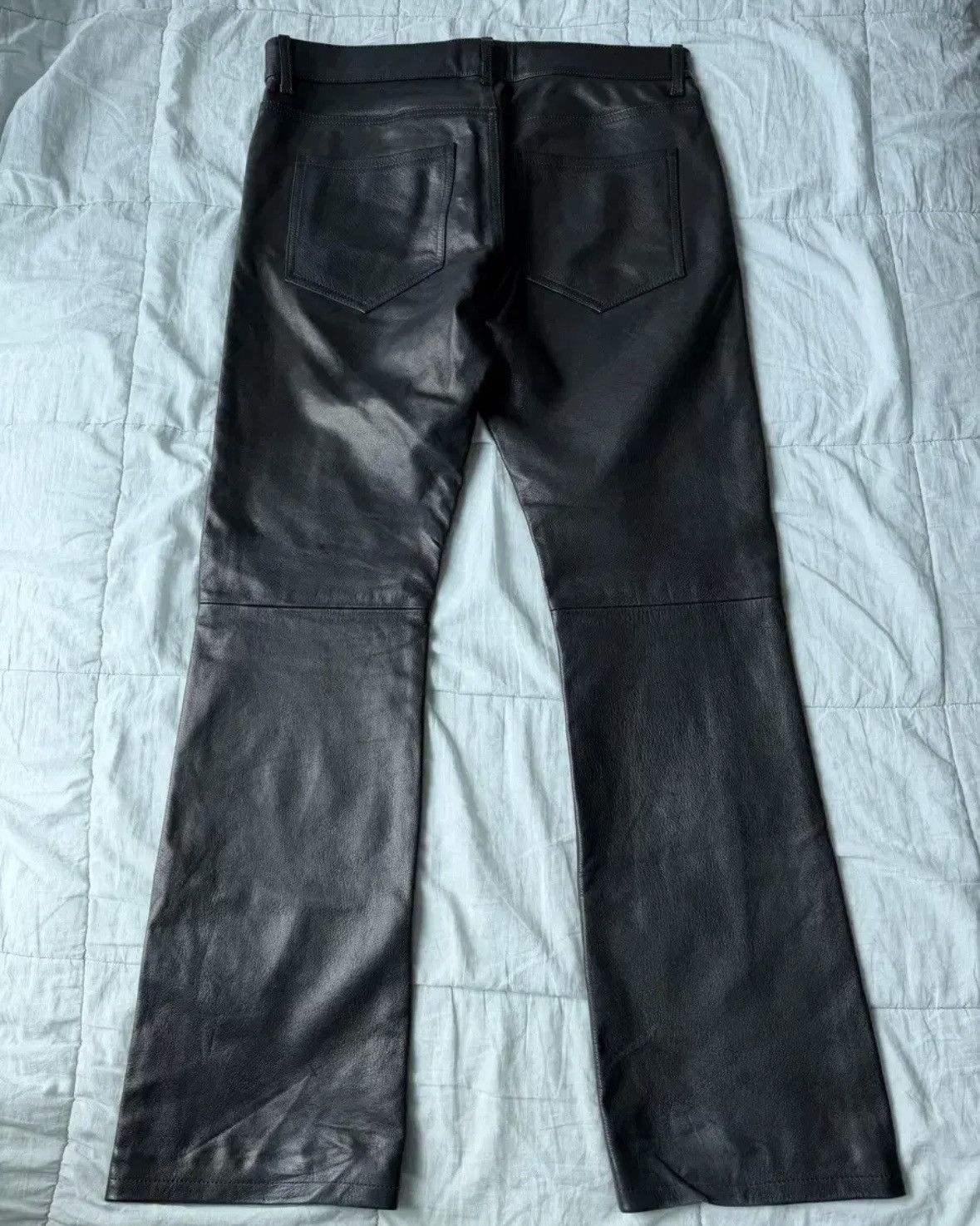 Enfants Riches Deprimes Enfants Riches Deprimes Flared Leather Pants Size US 34 / EU 50 - 2 Thumbnail