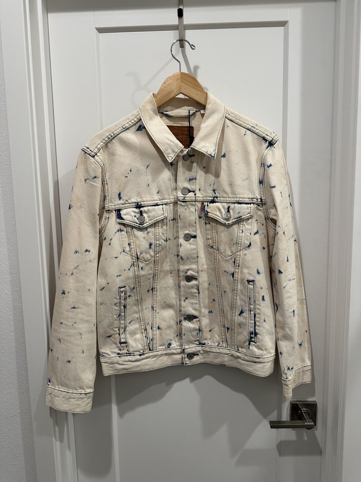 Levi’s Maison Margiela Style Denim Trucker Jacket Saltwater