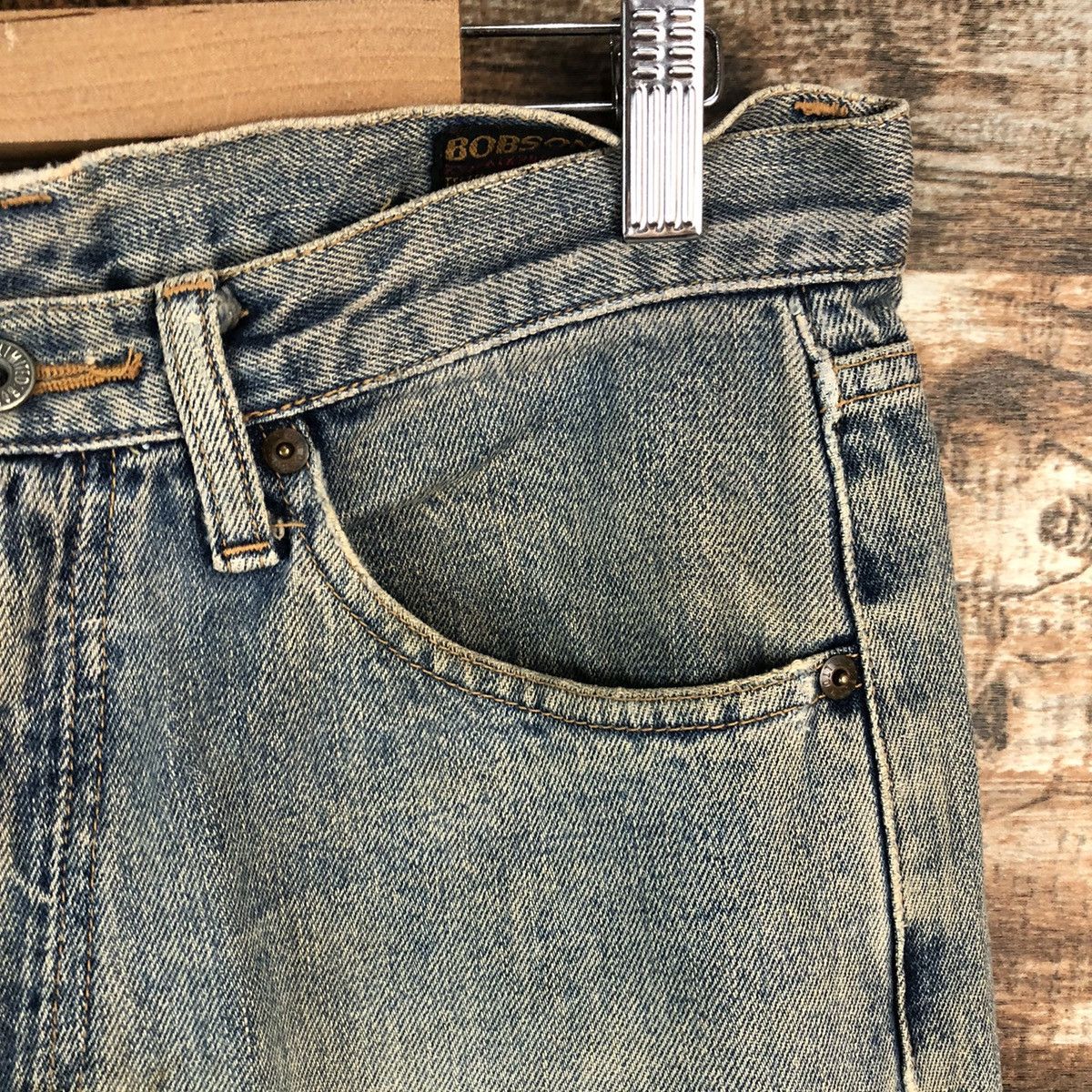 Vintage DL Bobson vintage Blue Denim Pants #C175 Size US 30 / EU 46 - 8 Thumbnail
