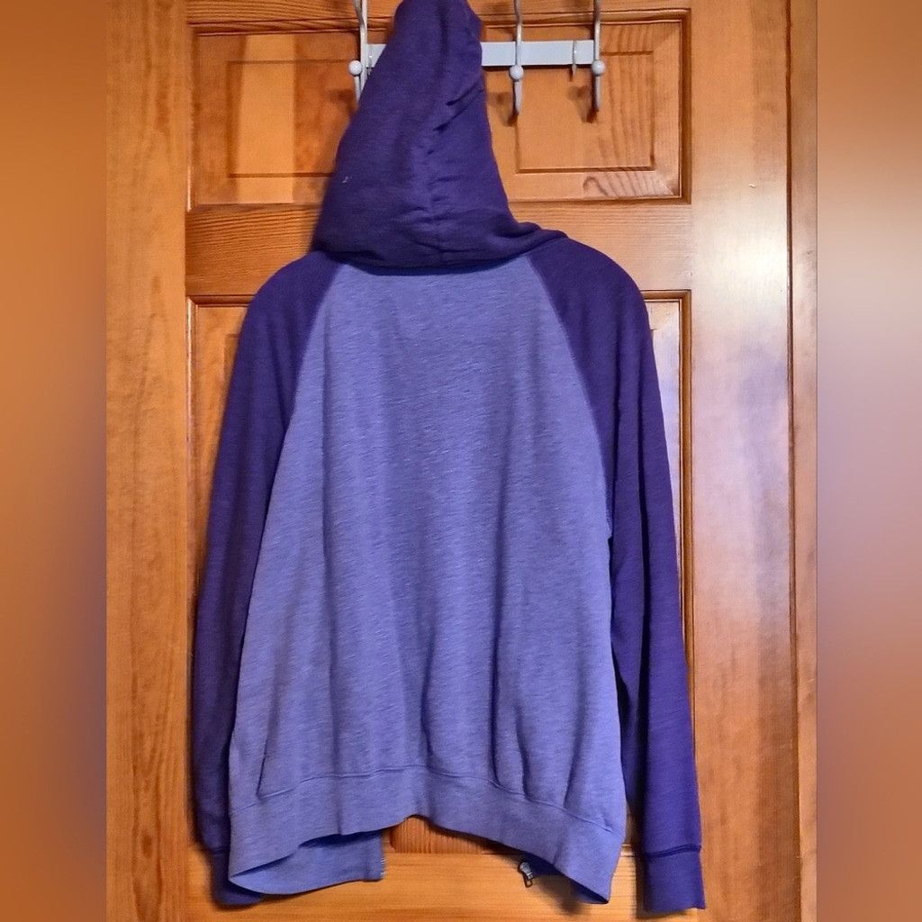 Victoria's Secret PINK by Victoria's Secret Purple Zip-Up Hoodie Size L / US 10 / IT 46 - 6 Thumbnail