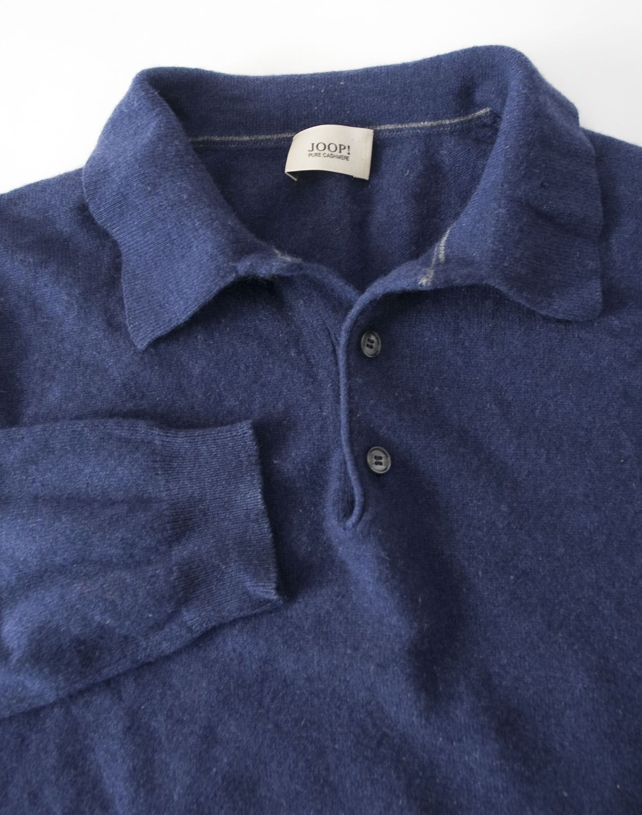 Joop! Joop Sweater 100% Cashmere Size M Dark Blue Size US M / EU 48-50 / 2 - 2 Thumbnail