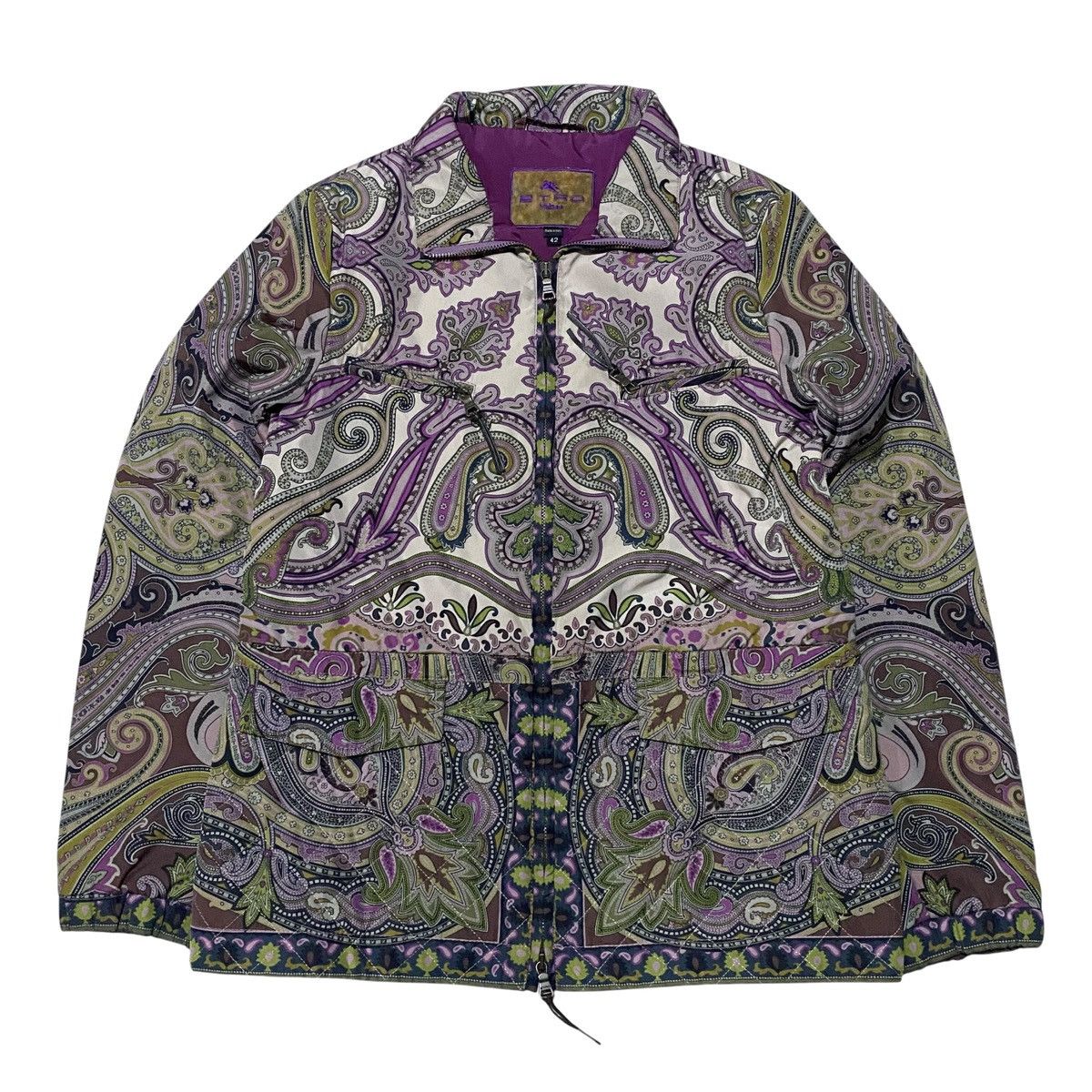 Etro × Vintage 🔥RARE🔥 Etro milano paisley jacket Size S / US 4 / IT 40 - 1 Thumbnail