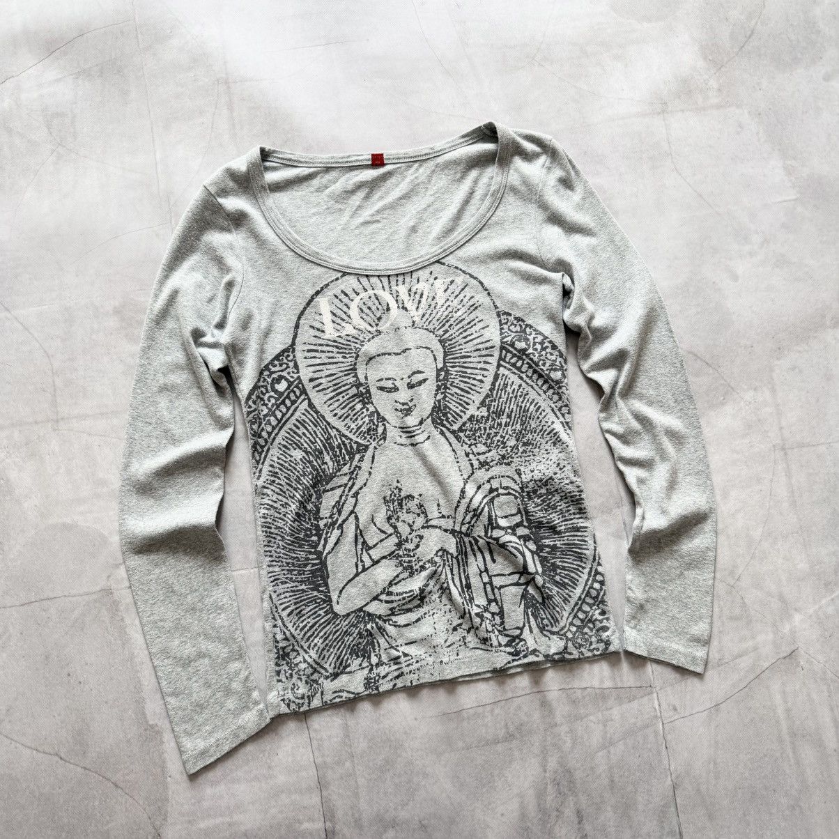 Hysteric Glamour × Undercover 00s Buddha Hindu Margiela Style Gothic Punk Longsleeve Tee Size M / US 6-8 / IT 42-44 - 1 Thumbnail