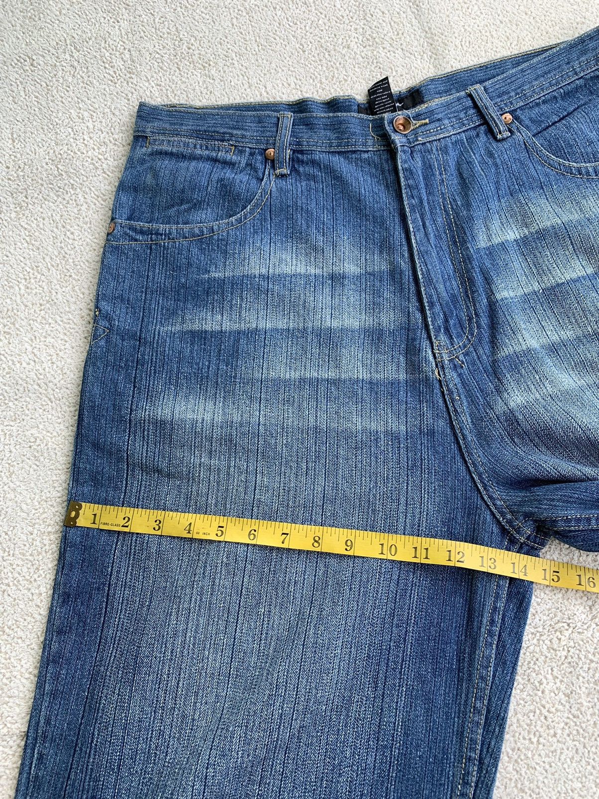 Japanese Brand × Vintage vtg y2k sean jhon denim baggy short pants Size US 34 / EU 50 - 12 Thumbnail