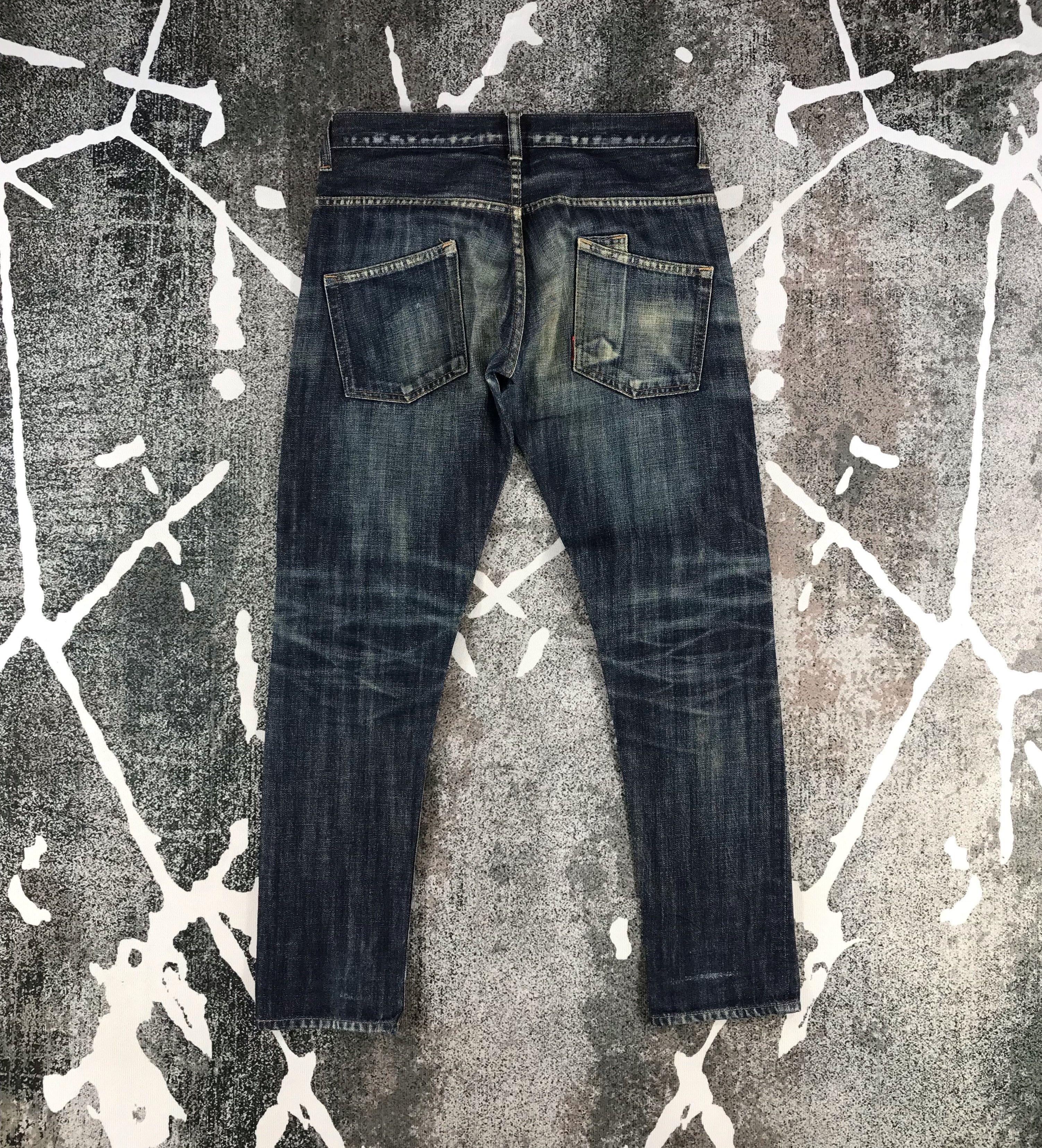 Japanese Brand RNA Inc. Jeans Patch Work Denim KJ818 Size US 31 - 2 Thumbnail