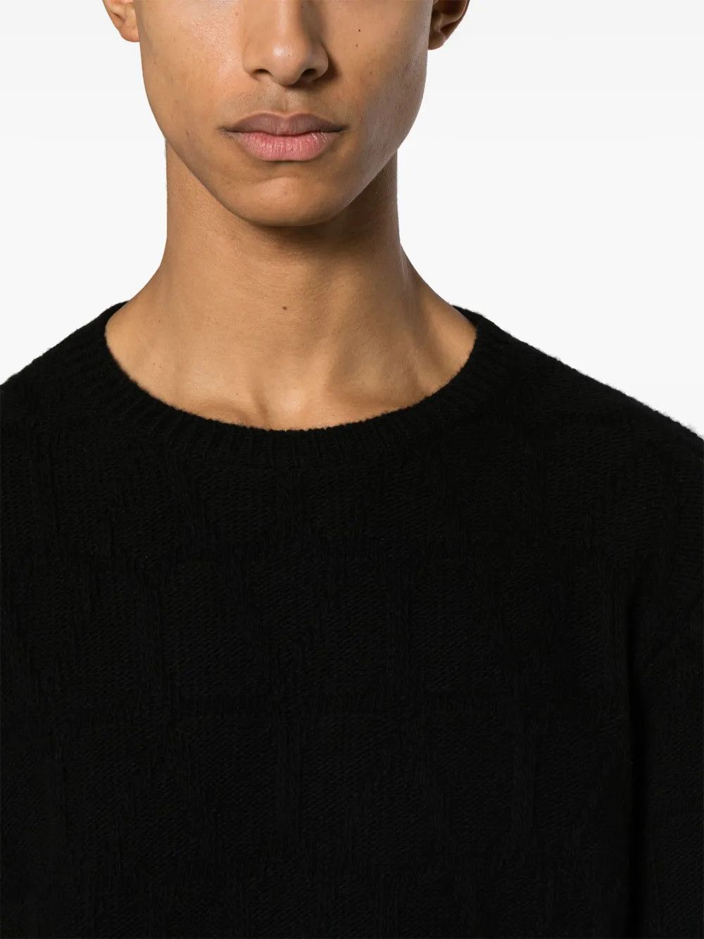 Valentino o1y0525 Crewneck Sweater in Black Size US M / EU 48-50 / 2 - 2 Thumbnail