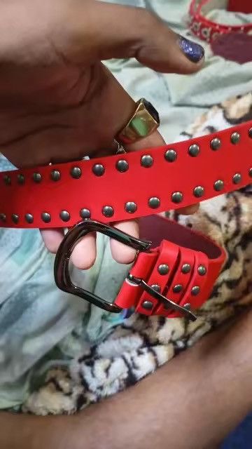 Japanese Brand KOMURO x Ibuki H1 - Rock Studded Belt Size 32 - 2 Thumbnail