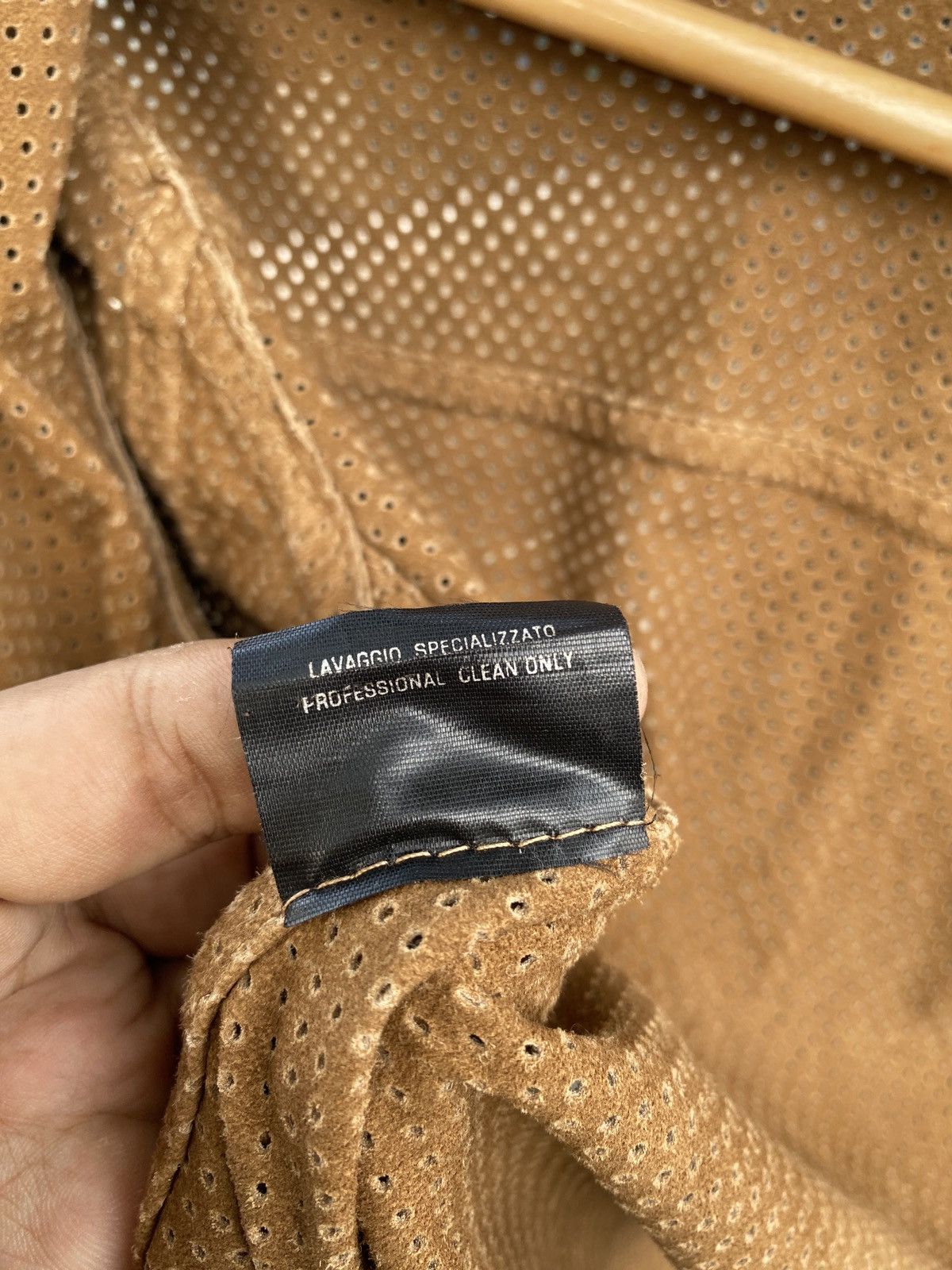 Gucci Vintage 2000s Gucci Tom Ford Era Mesh Leather Vera Pelle Size US L / EU 52-54 / 3 - 15 Thumbnail