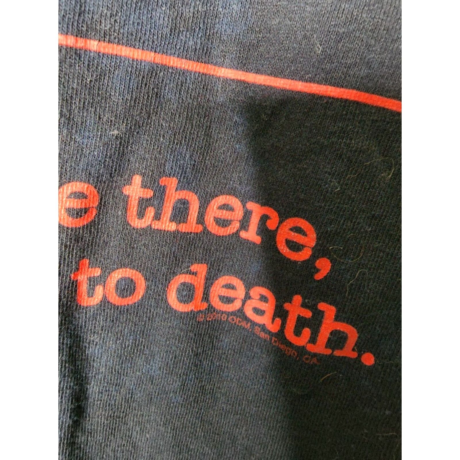 Gildan Gildan T-Shirt Men's 2XL Black Graphic Tee 100% Cotton Short Sleeve Crew Neck Distressed FOR A MINUTE THERE YOU BORED ME TO DEATH Size US XXL / EU 58 / 5 - 5 Thumbnail