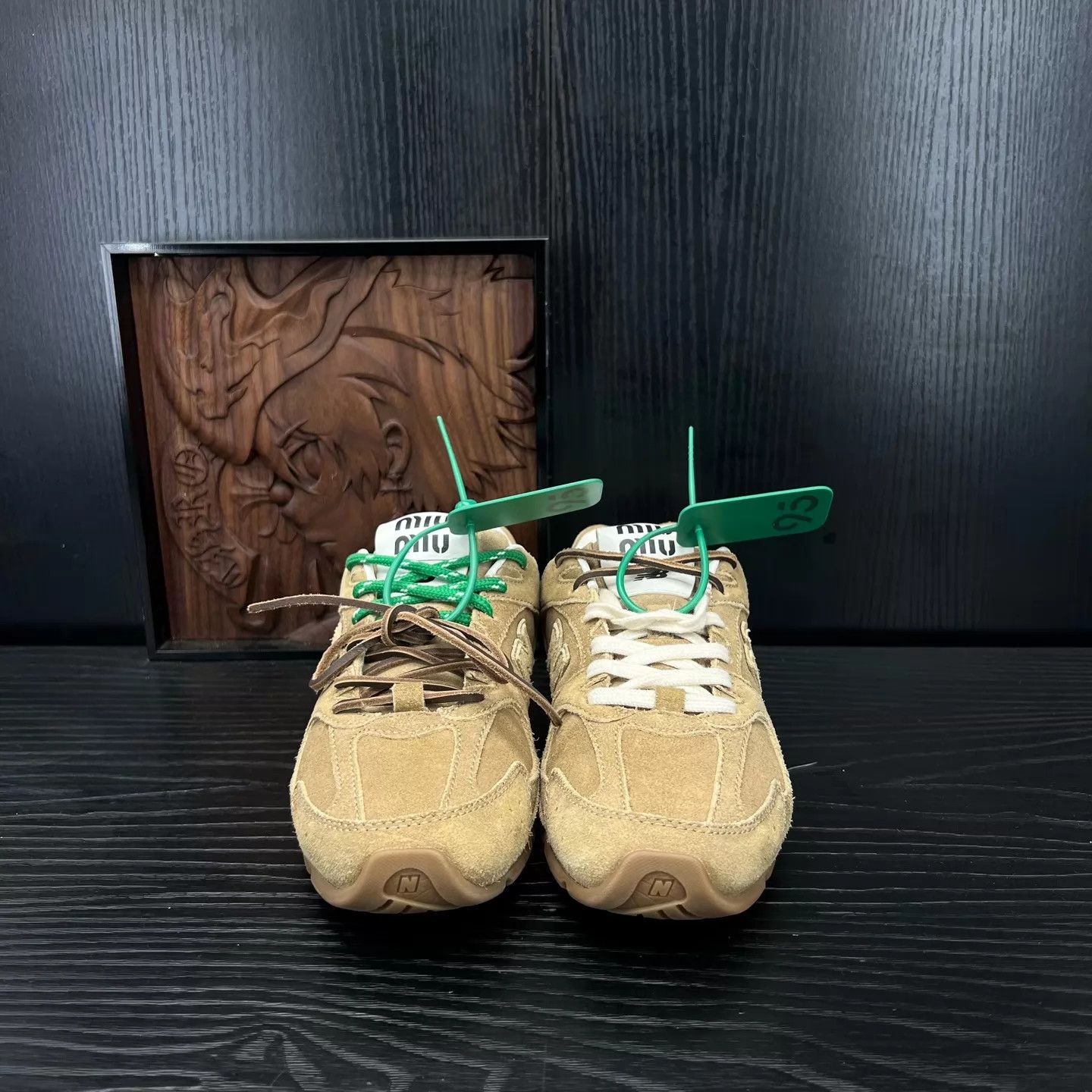 Miu Miu MIU MIU nb530 Light Taupe 36 Like New Size US 5.5 / IT 35.5 - 2 Thumbnail