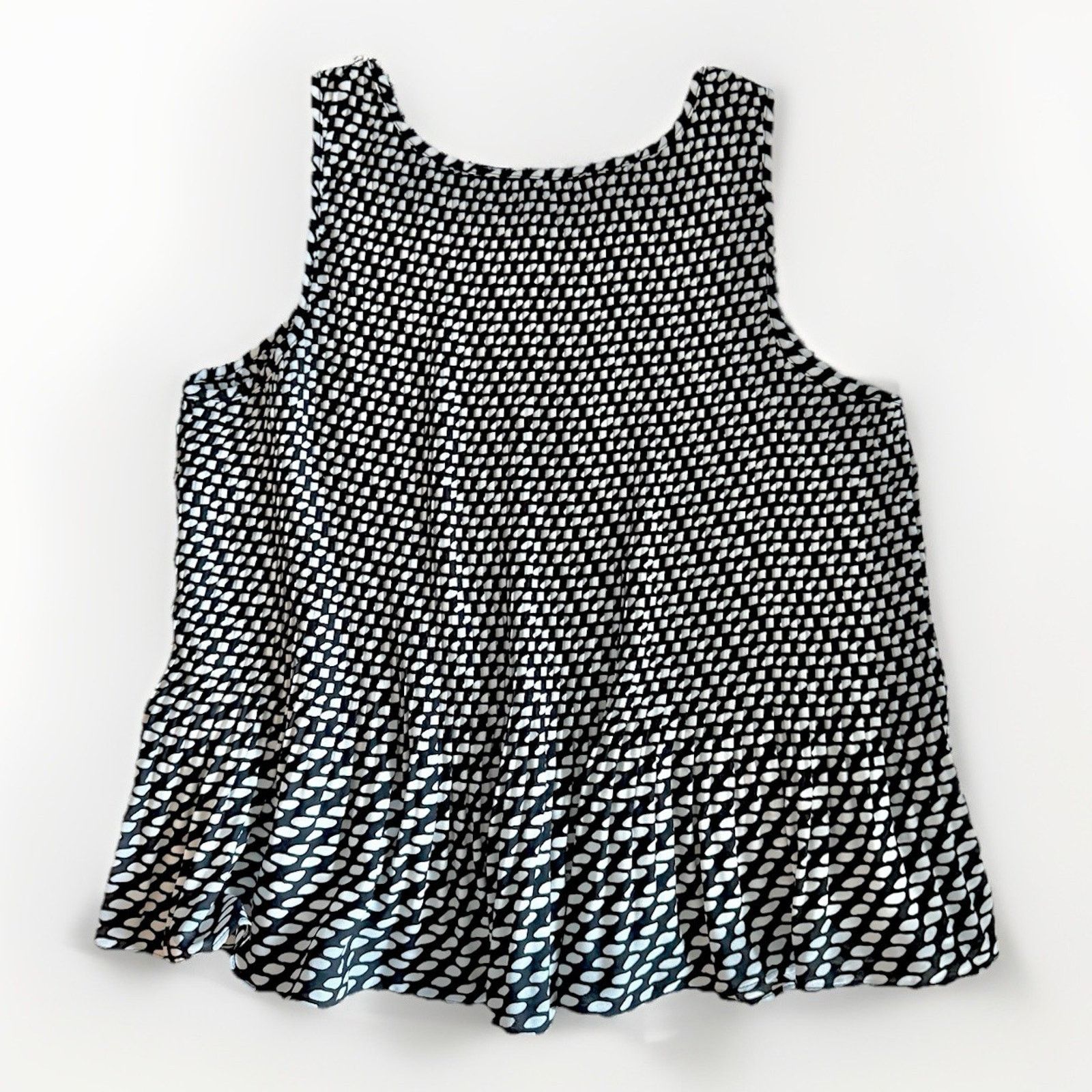 Banana Republic Banana Republic NWOT Tank Sleeveless Top Black Print XS Size XS / US 0-2 / IT 36-38 - 4 Thumbnail