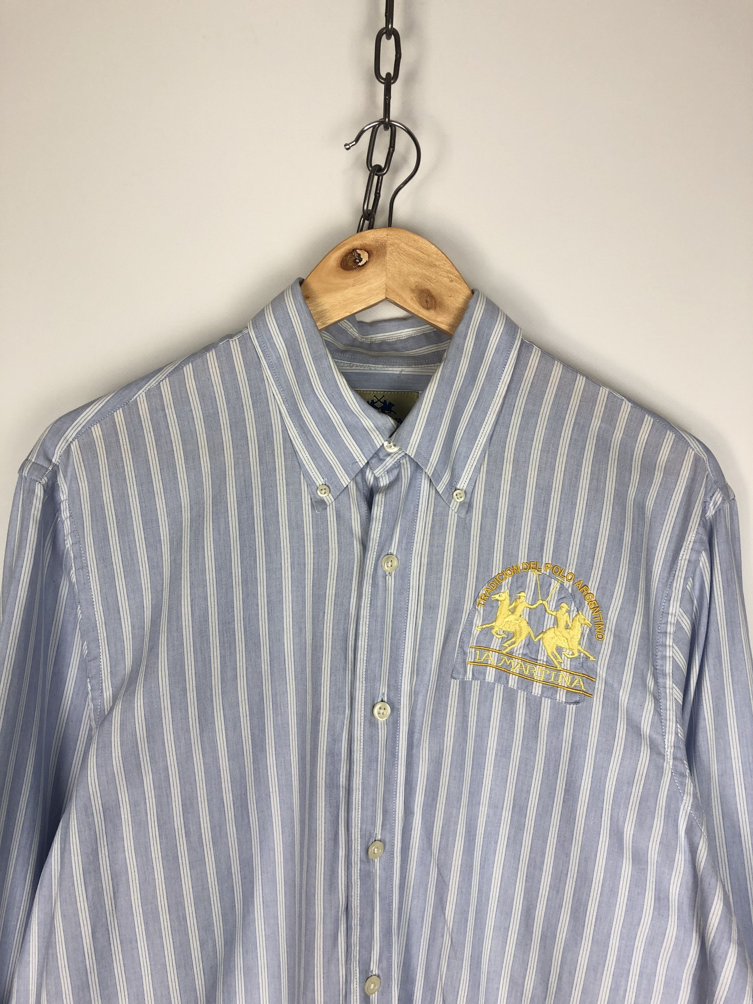 La Martina La Martina Striped Shirt Buenos Aires size XL Size US XL / EU 56 / 4 - 2 Thumbnail