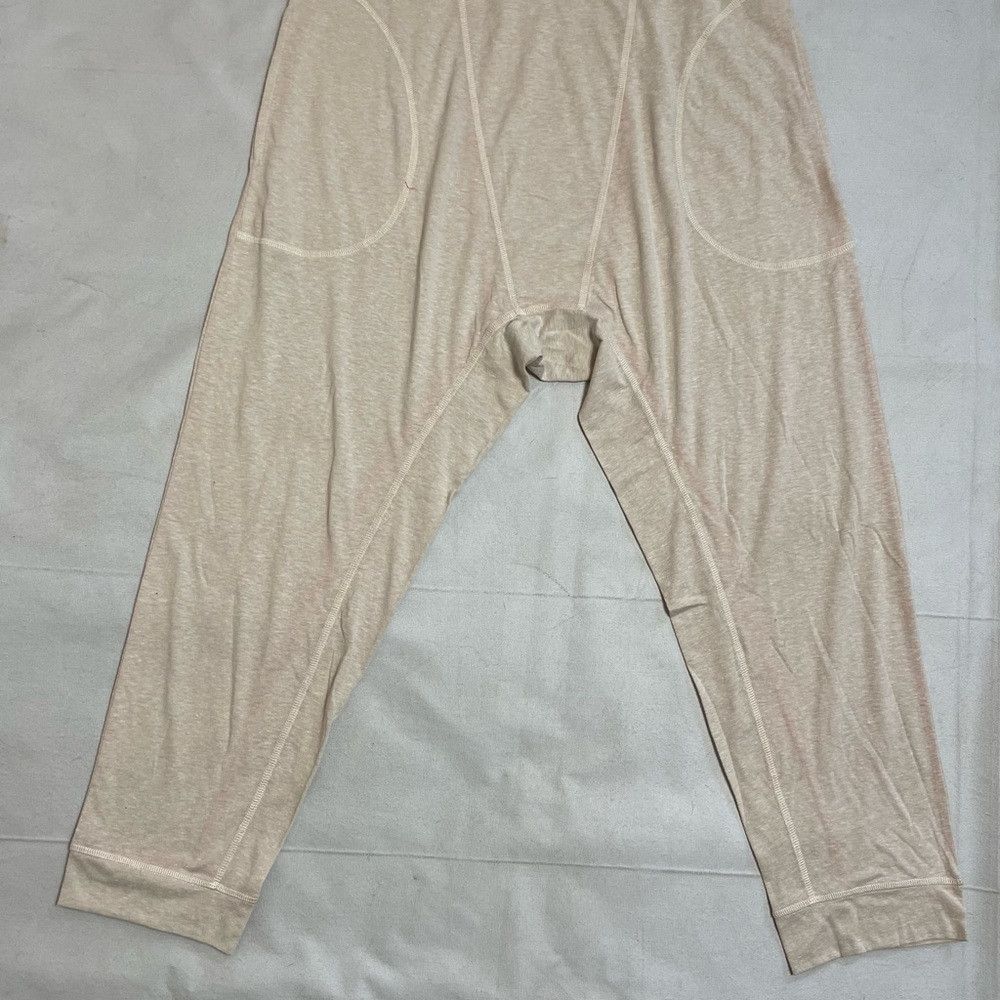 Free People New Free People Pillow Talk Henley Beige Romper Size XS Size 26" / US 2 / IT 38 - 5 Thumbnail