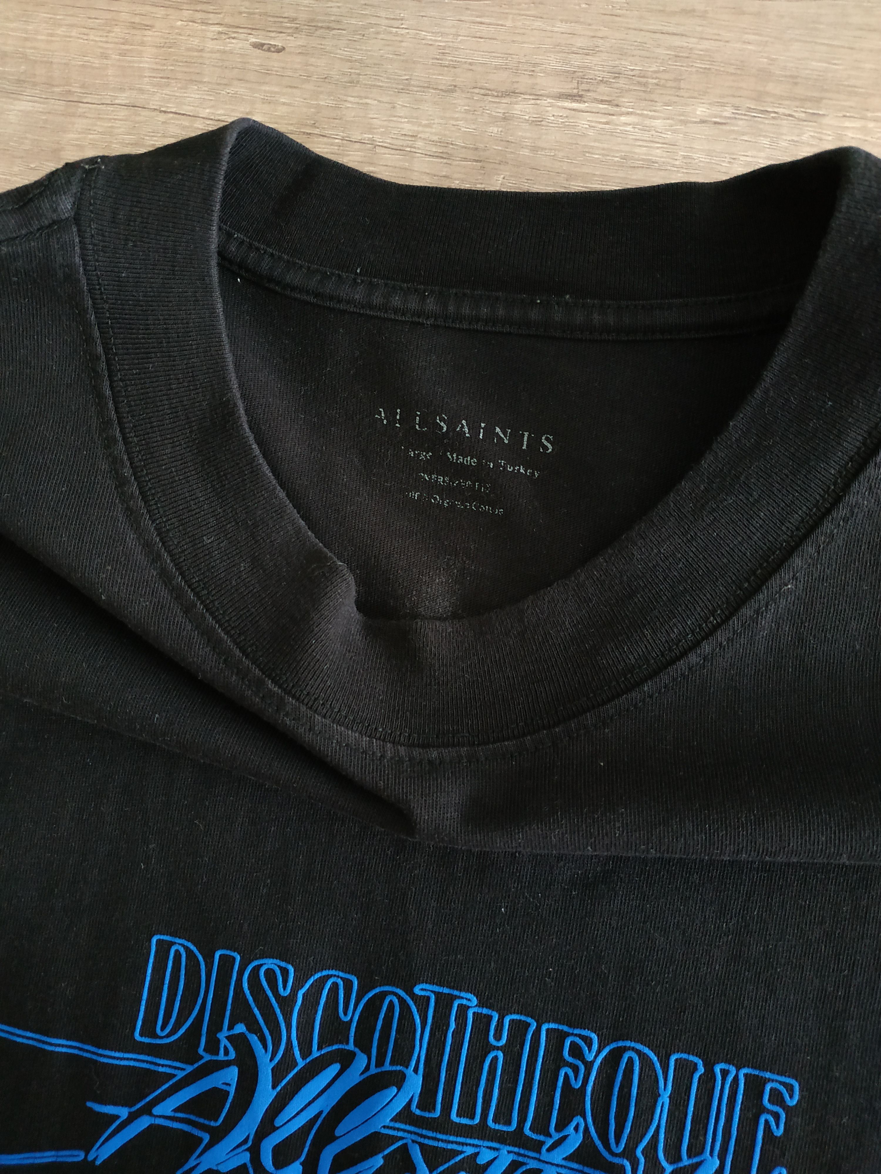 Allsaints × Designer AllSaints Men's Oversize 90's Disco T-shirt, s. LARGE/ XL Size US L / EU 52-54 / 3 - 8 Thumbnail