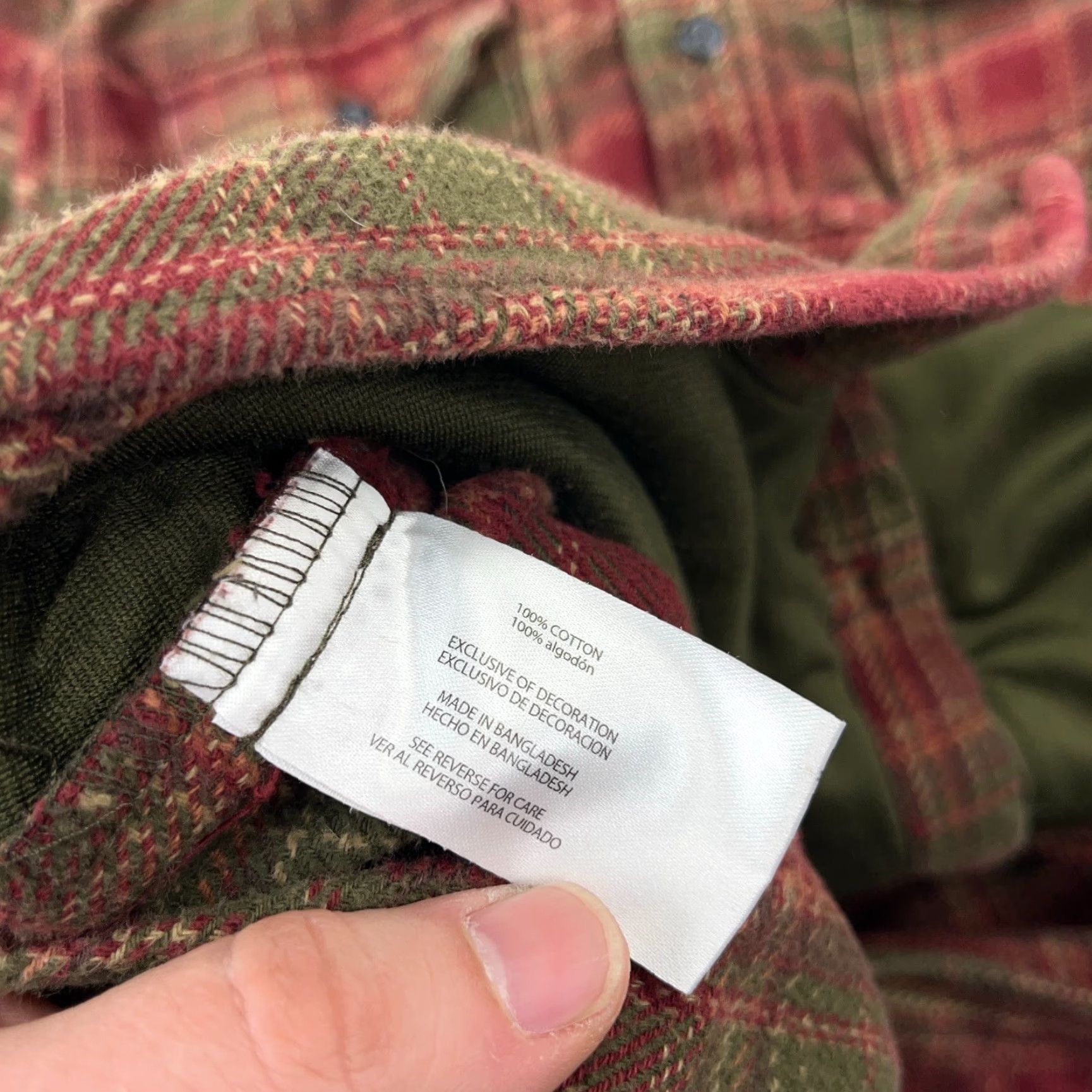 Orvis Orvis Button-Up Shacket Men Medium Red Plaid Flannel Shirt Jacket Up Button Pocket Unlined Size US M / EU 48-50 / 2 - 5 Thumbnail