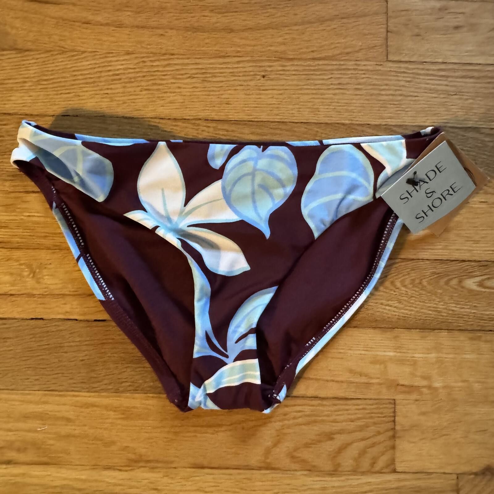Other New Shade & Shore Floral Bikini Bottoms Size Small Size ONE SIZE - 1 Thumbnail