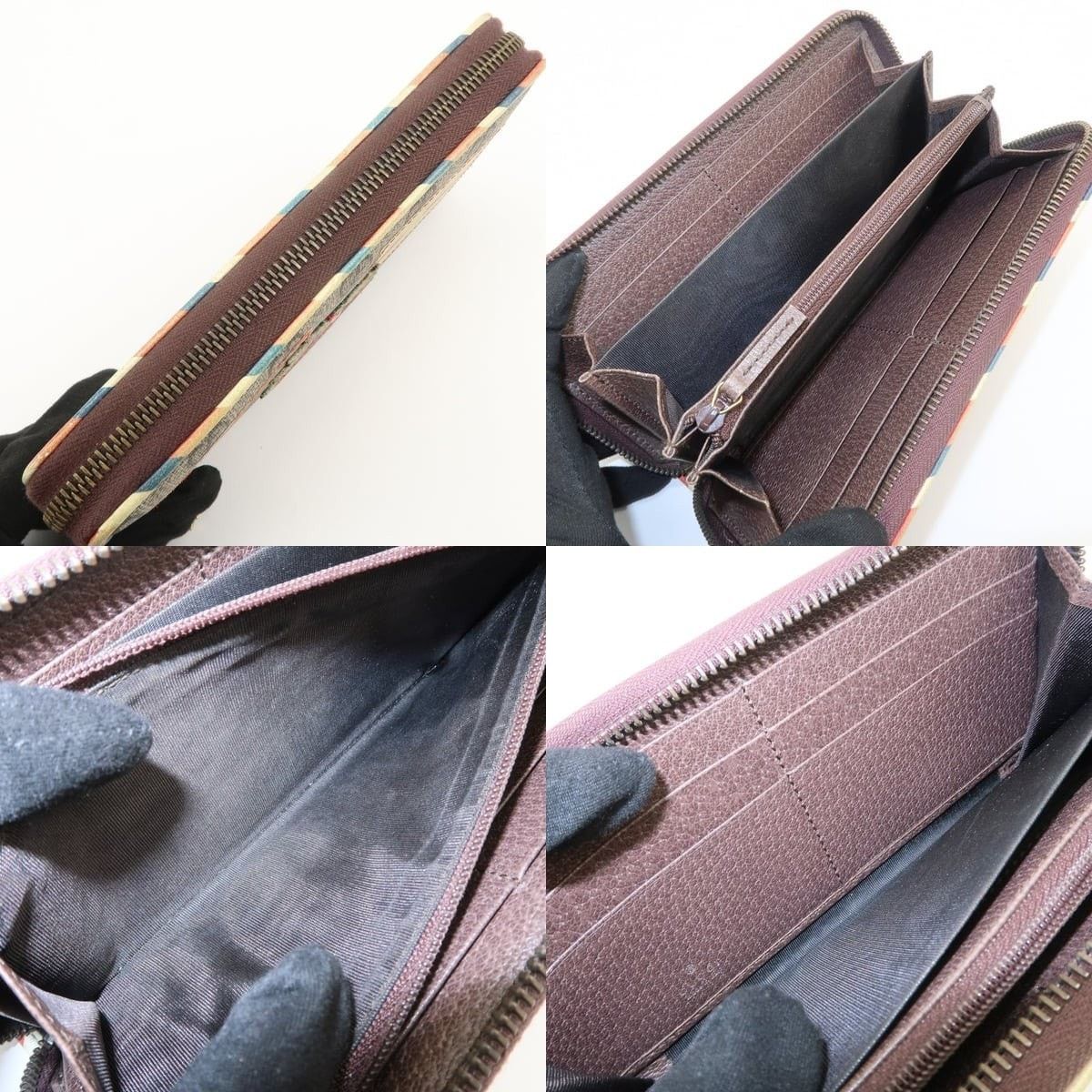 Gucci Gucci GG Supreme Courier Round Zippy Long Wallet Size ONE SIZE - 7 Thumbnail