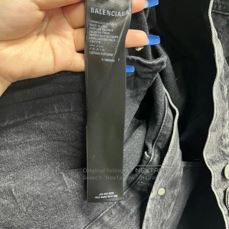 Balenciaga Balenciaga 520 Capsule Denim Jacket. Size US S / EU 44-46 / 1 - 3 Thumbnail