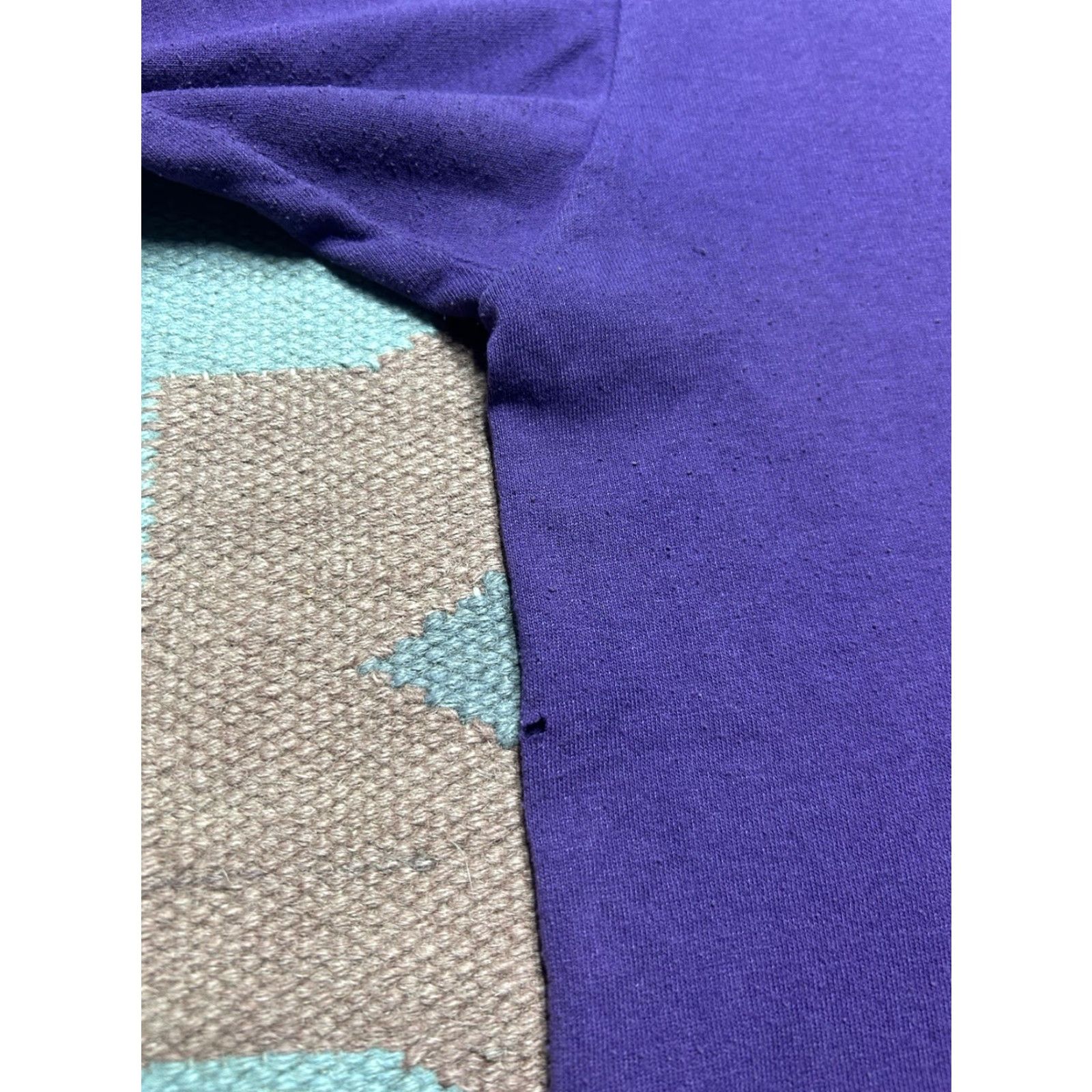 Jerzees VINTAGE 80s Jerzees T-Shirt Pocket Purple Plum Large Men Shirts Size US L / EU 52-54 / 3 - 7 Thumbnail
