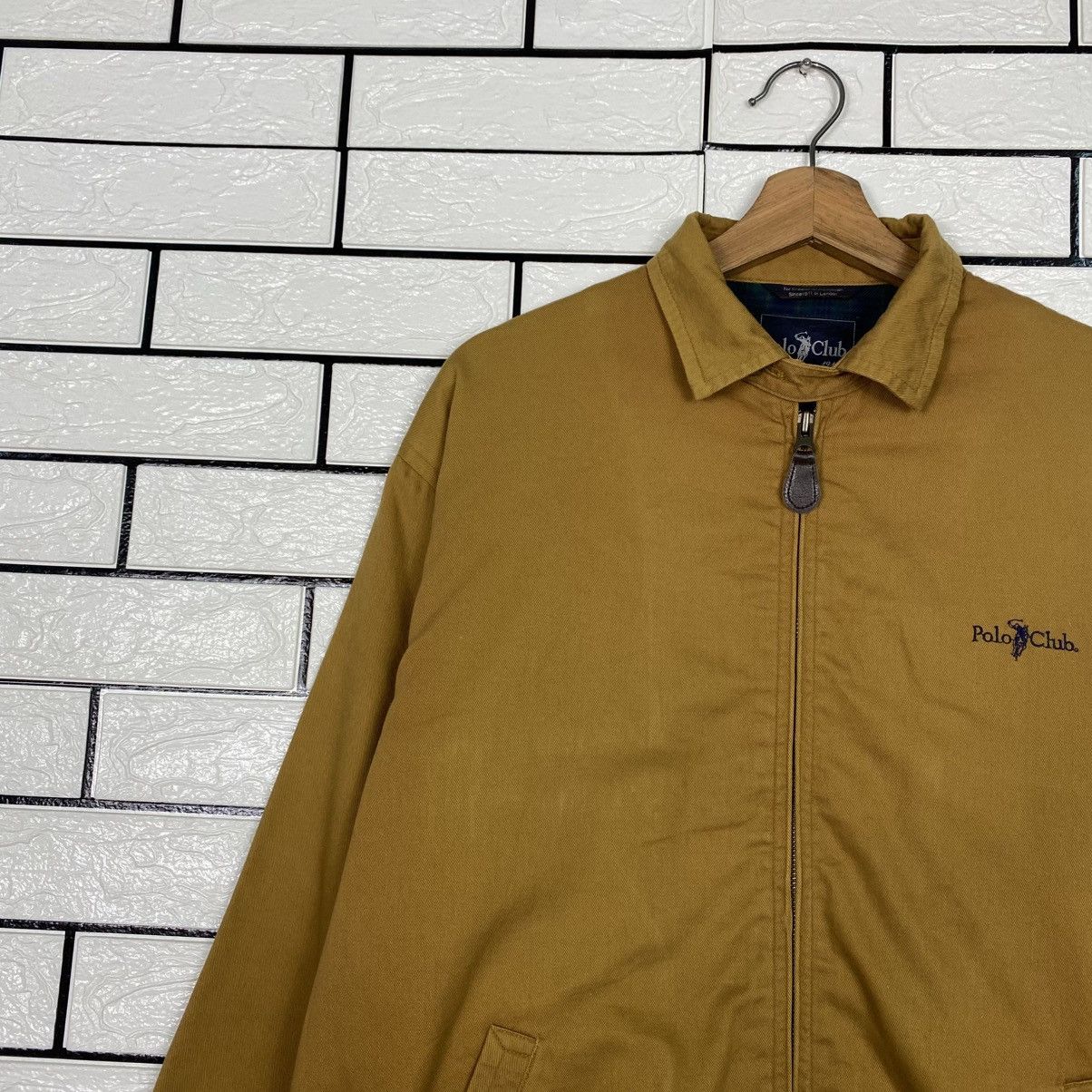 Vintage 📌Vintage Bomber Jacket Detroit Polo Club Blanket Tartan Size US L / EU 52-54 / 3 - 8 Thumbnail