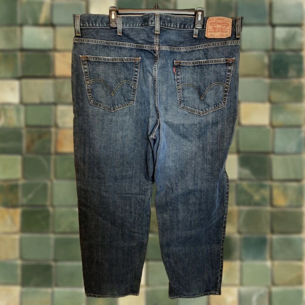 Levi's LEVI'S 505 REGULAR FIT MEN'S STONE WASH DENIM JEANS SIZE 42 X 30 BLACK TAB Size US 42 / EU 58 - 1 Thumbnail