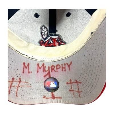 Other Vintage Cleveland Indians Hat Cap Snapback Navy Red MLB Chie Size ONE SIZE - 6 Thumbnail