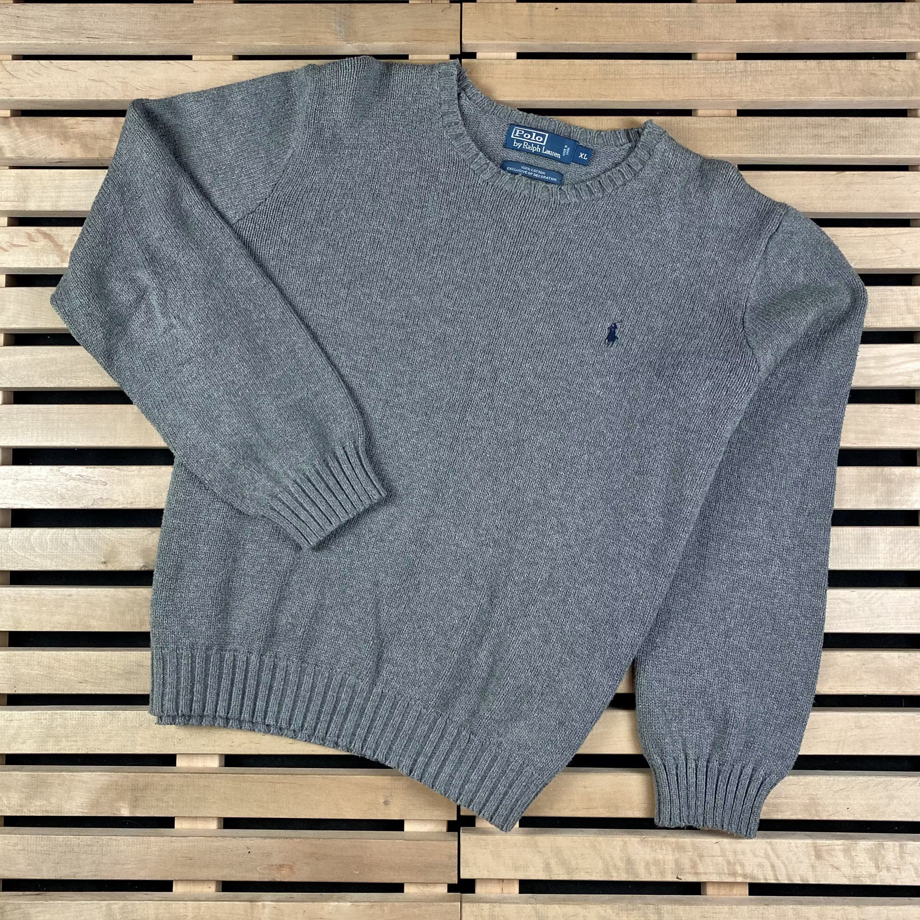 Polo Ralph Lauren × Ralph Lauren × Vintage Mens Sweater Pullover Polo Ralph Lauren Vintage Size XL Size US XL / EU 56 / 4 - 1 Thumbnail
