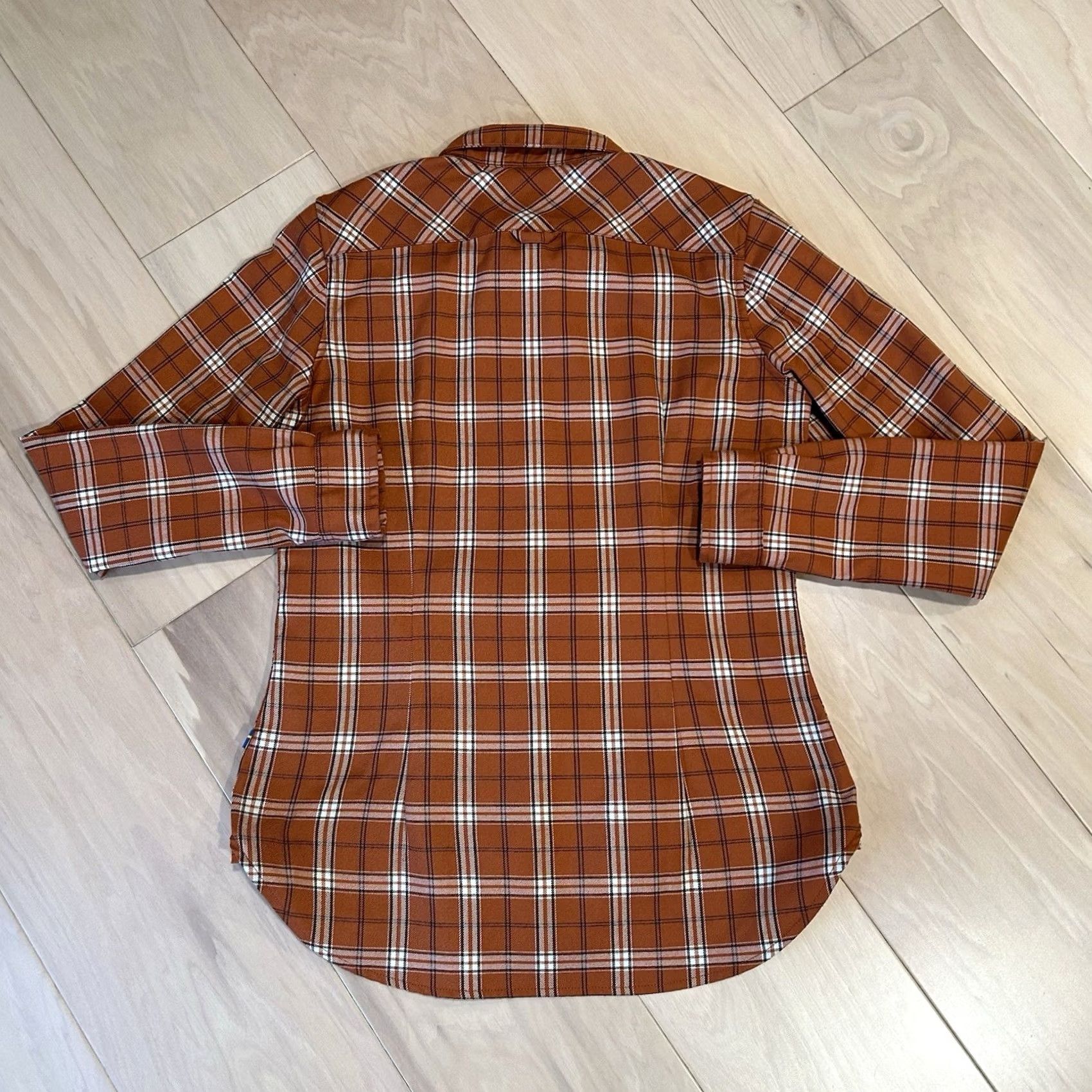 Vintage VINTAGE Fjall Raven Fjallglim Stretch Button Up Shirt In Plaid Long Sleeve Women's Small Size S / US 4 / IT 40 - 4 Thumbnail