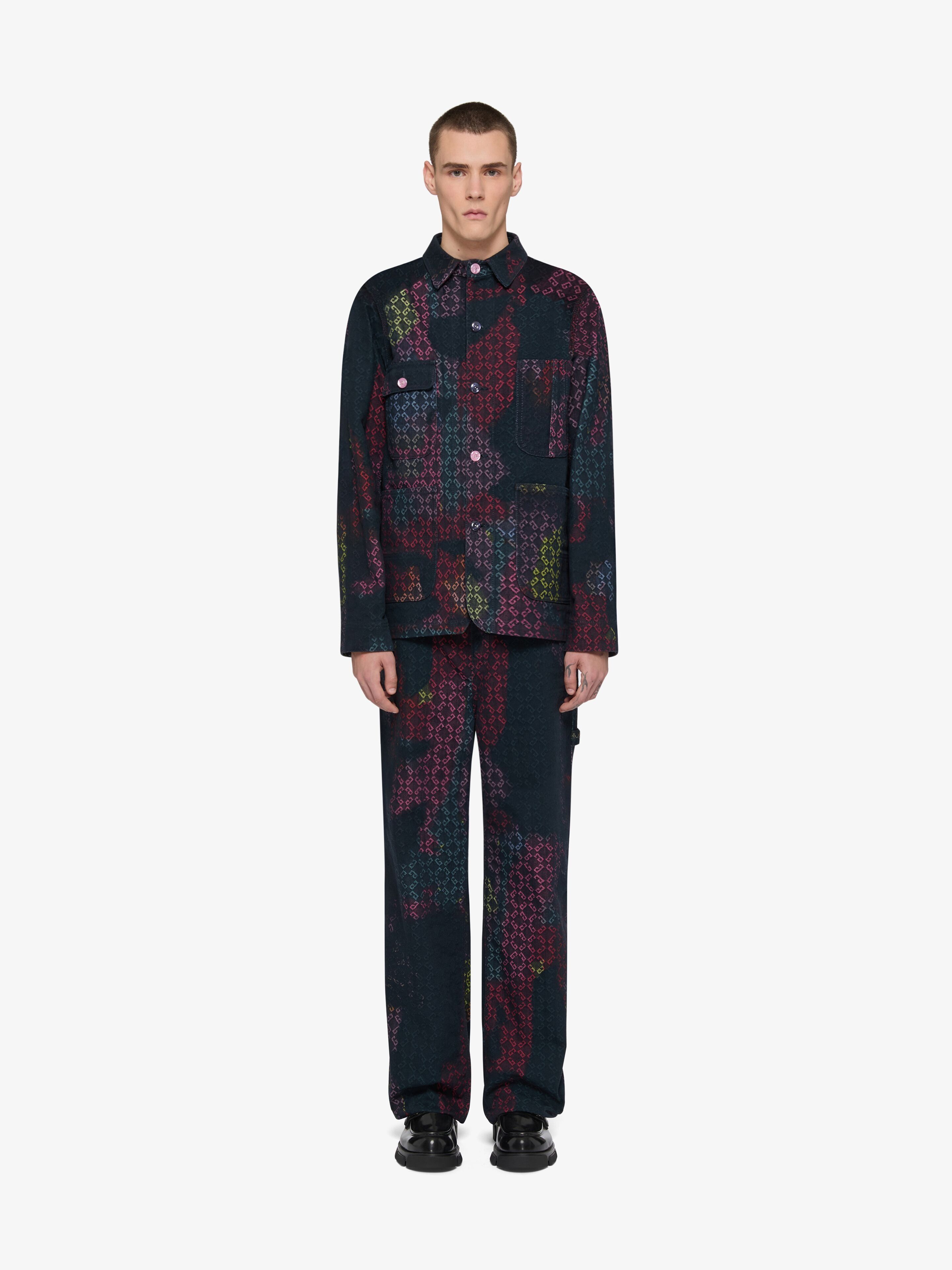 Givenchy o1w1db10326 Workwear Jacket in Multicolor Size US XS / EU 42 / 0 - 2 Thumbnail
