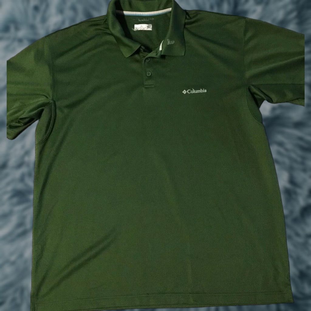 Vintage VINTAGE Columbia Omni Shade Polo Shirt XL Green Nautical Golf Men Size US XL / EU 56 / 4 - 1 Thumbnail
