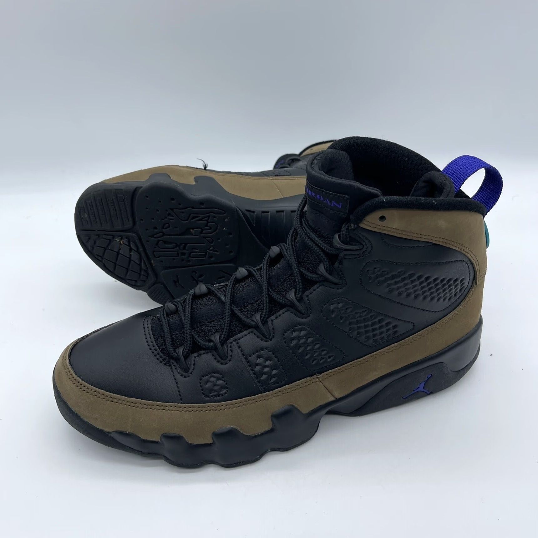 Nike Nike Air Jordan 9 Retro CT8019-034 Men's Size 9.5 Sneakers Light Olive Concord Shoes High Top Casual Athletic Size US 9 / EU 42 - 3 Thumbnail