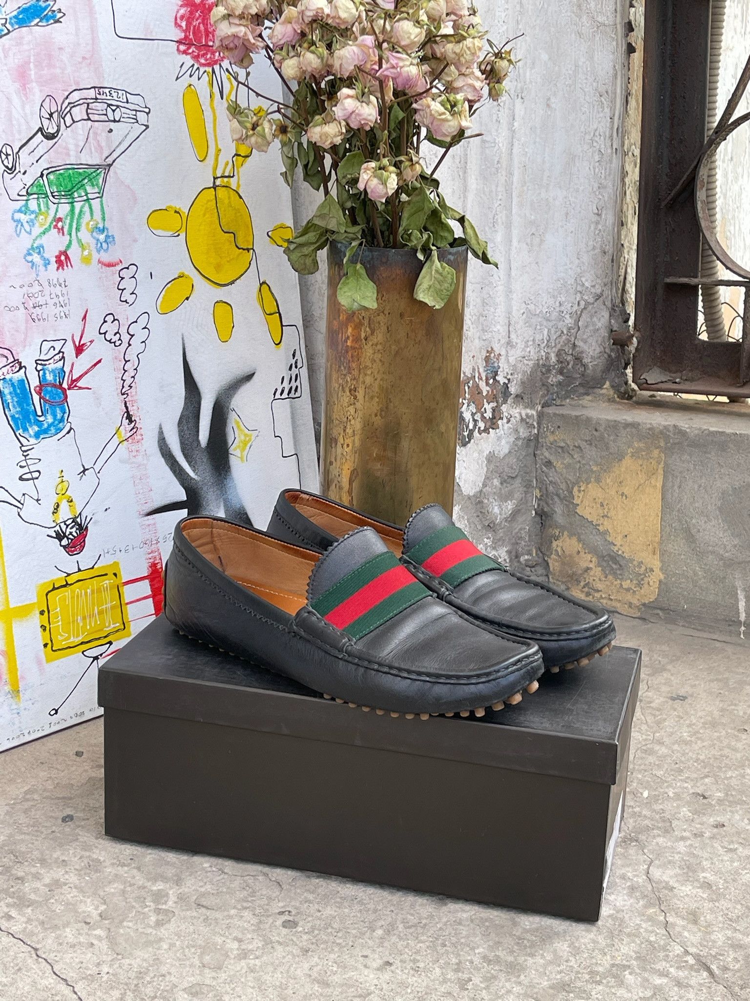 Gucci Gucci Leather Driver / Moccasin Shoes Size US 8 / EU 41 - 16 Thumbnail