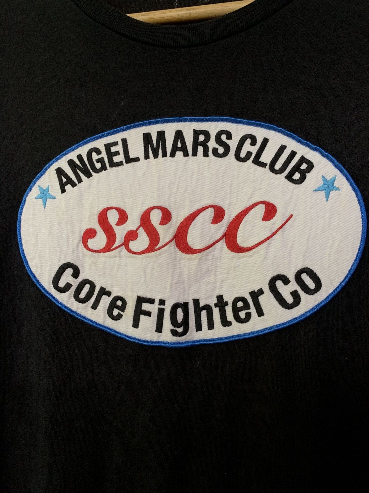 Japanese Brand 🐍 Angel Mars Club Core Fighter Tee Size US S / EU 44-46 / 1 - 3 Thumbnail