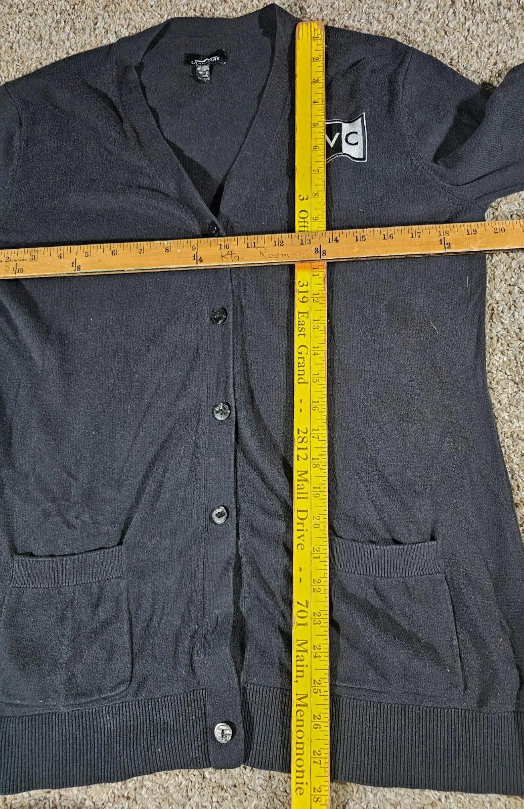 Other Landmark Black Button Cardigan L VC Cosmetology Size L / US 10 / IT 46 - 6 Thumbnail