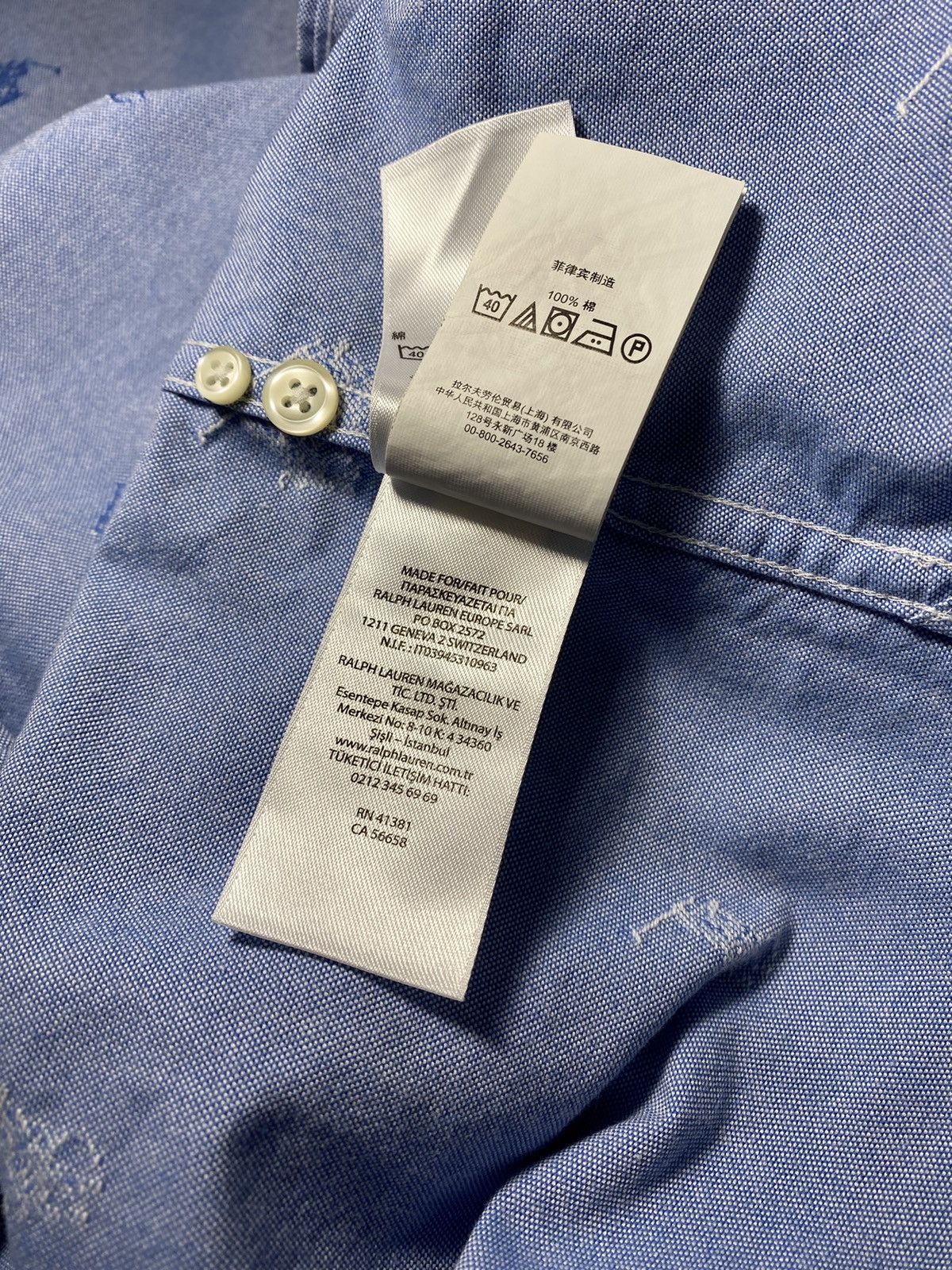 Polo Ralph Lauren × Ralph Lauren Polo Ralph Lauren Multi Pony Button up Shirt Size US S / EU 44-46 / 1 - 11 Thumbnail