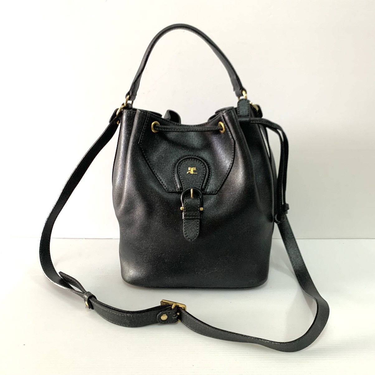 Courreges Courreges Leather Bucket Bag Size ONE SIZE - 1 Thumbnail