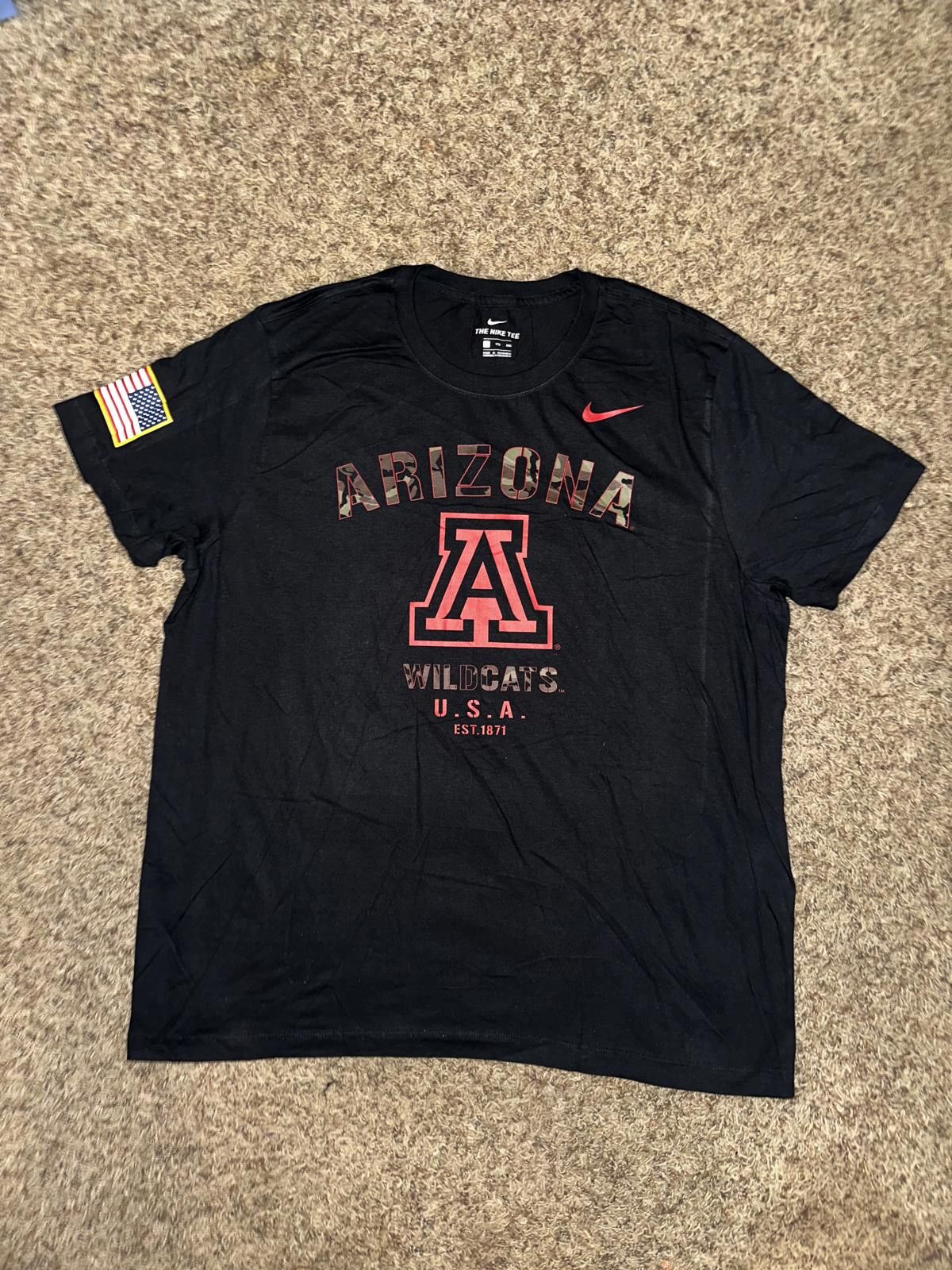 Nike Nike Black Arizona Wildcats 2021 Military Appreciation Lgnd Performance T-Shirt Size US XXL / EU 58 / 5 - 1 Thumbnail